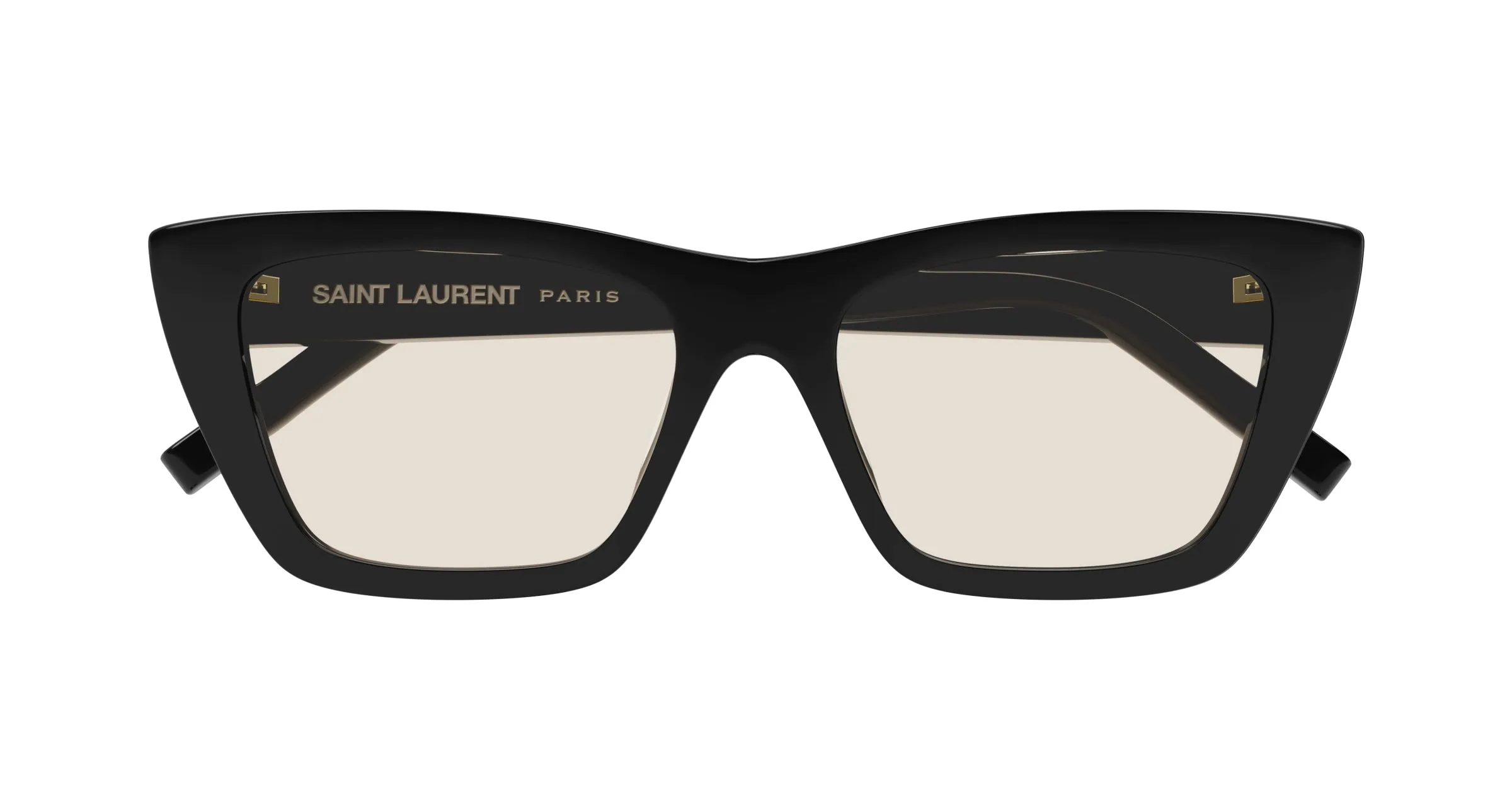 SAINT LAURENT SL 276 MICA 038 Occhiali da sole Acetato Nero Giallo Squadrata Normale - immagine 2