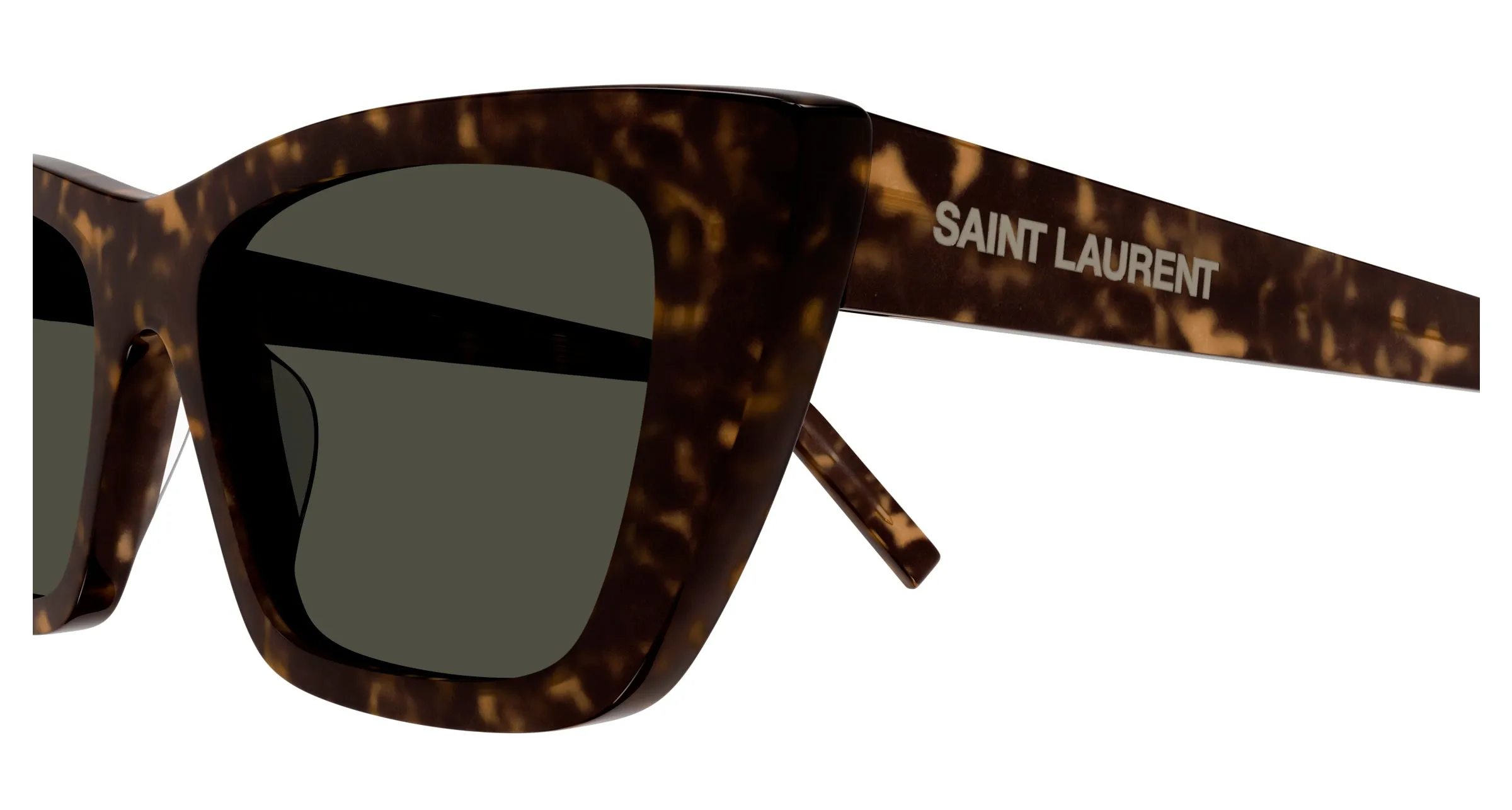 SAINT LAURENT SL 276 MICA 033 Occhiali da sole Acetato Havana Grigio Squadrata Normale - immagine 3
