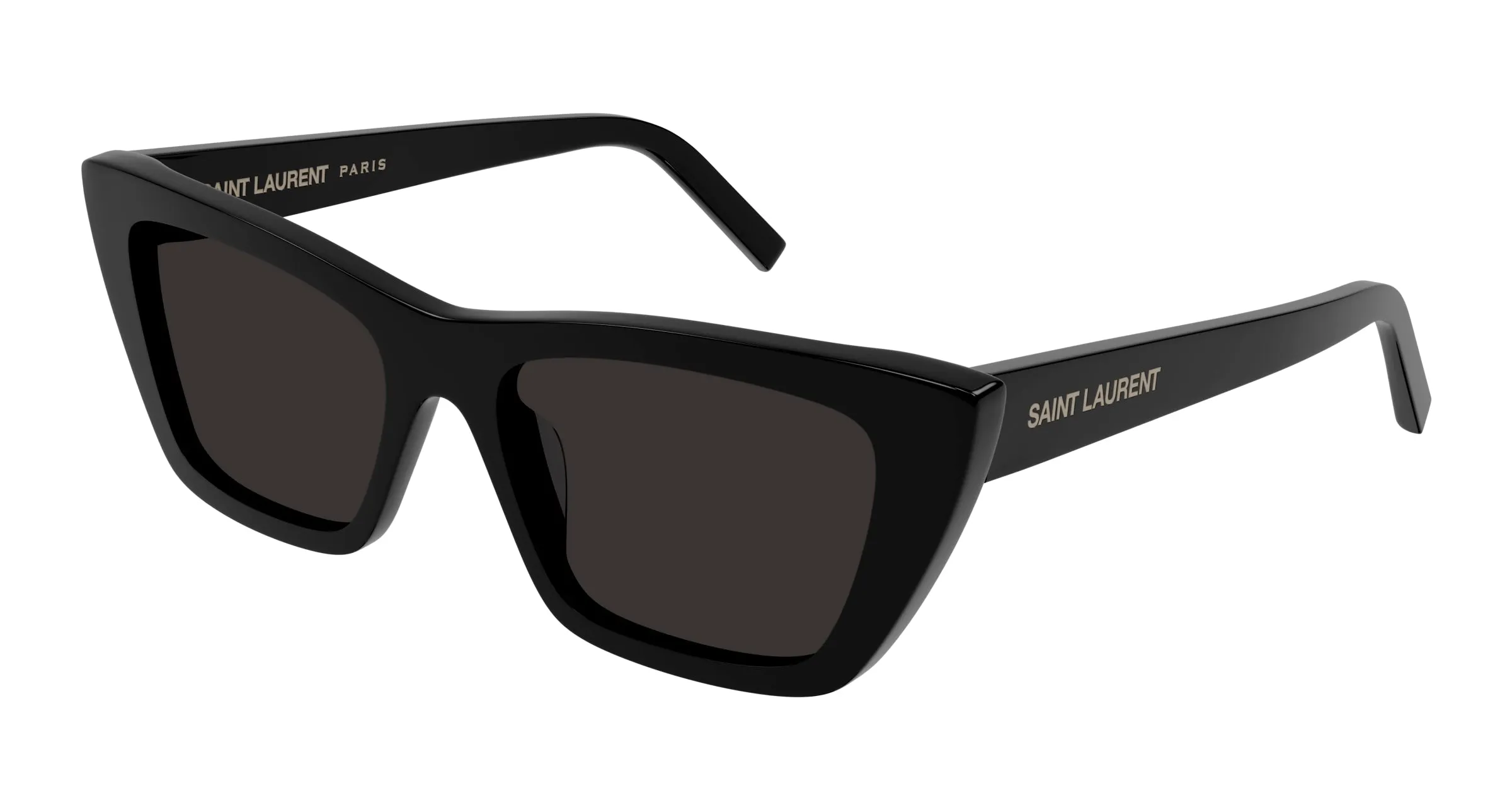 SAINT LAURENT SL 276 MICA 032 Occhiali da sole Acetato Nero Grigio Squadrata Normale - immagine 1