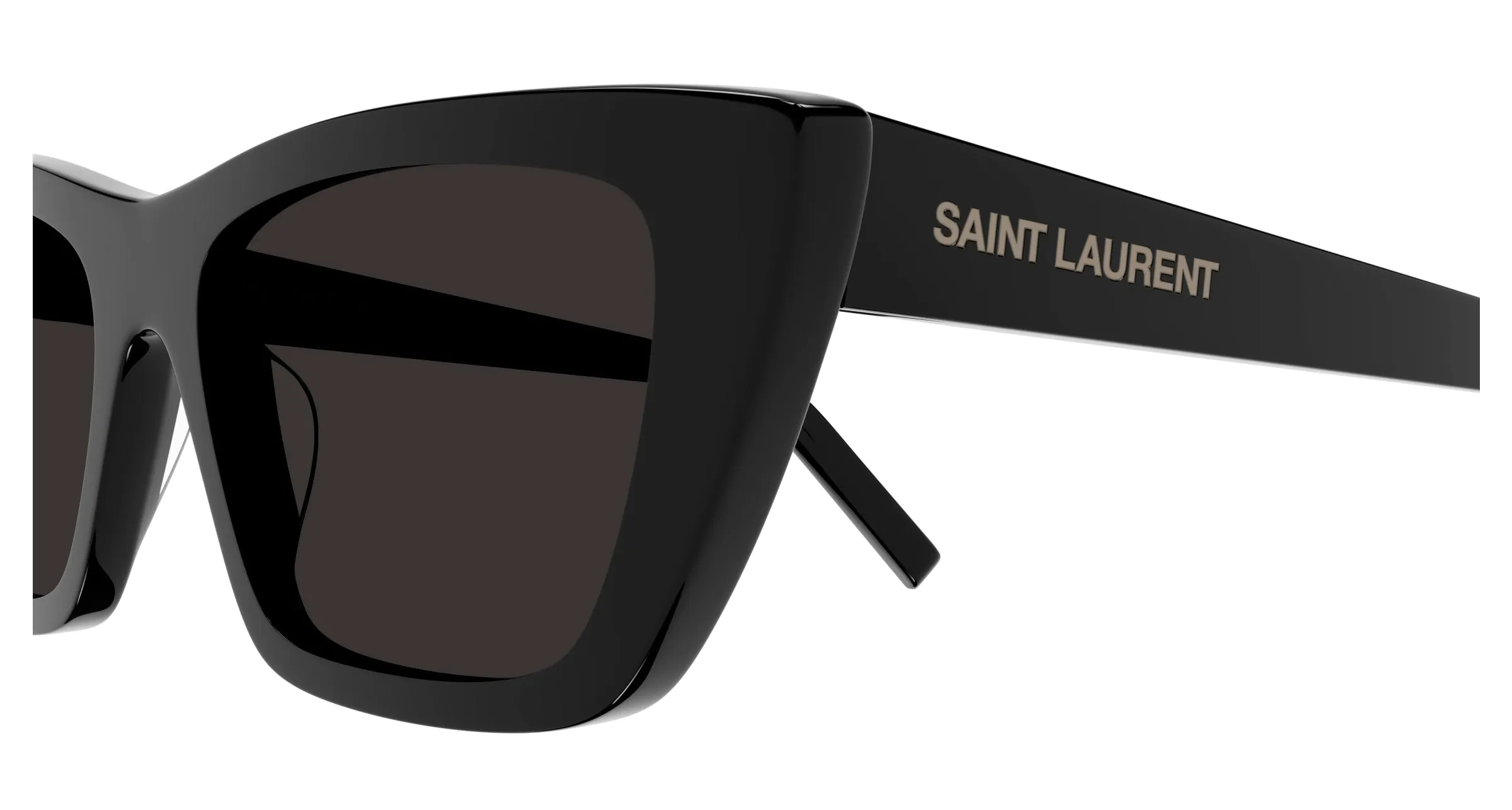 SAINT LAURENT SL 276 MICA 032 Occhiali da sole Acetato Nero Grigio Squadrata Normale - immagine 3