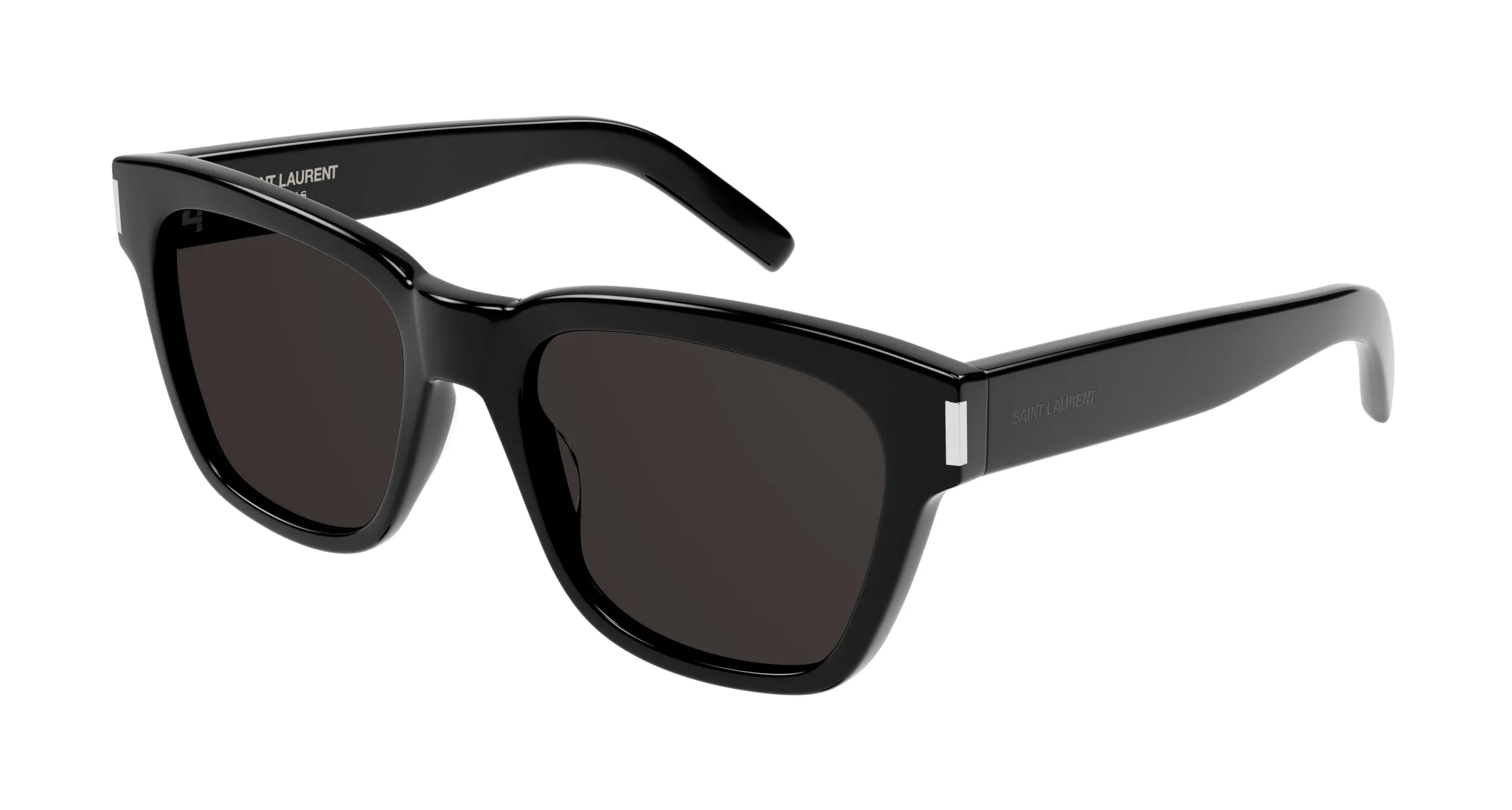 SAINT LAURENT SL 560 001 Occhiali da sole Acetato Nero Nero Squadrata Normale - immagine 1