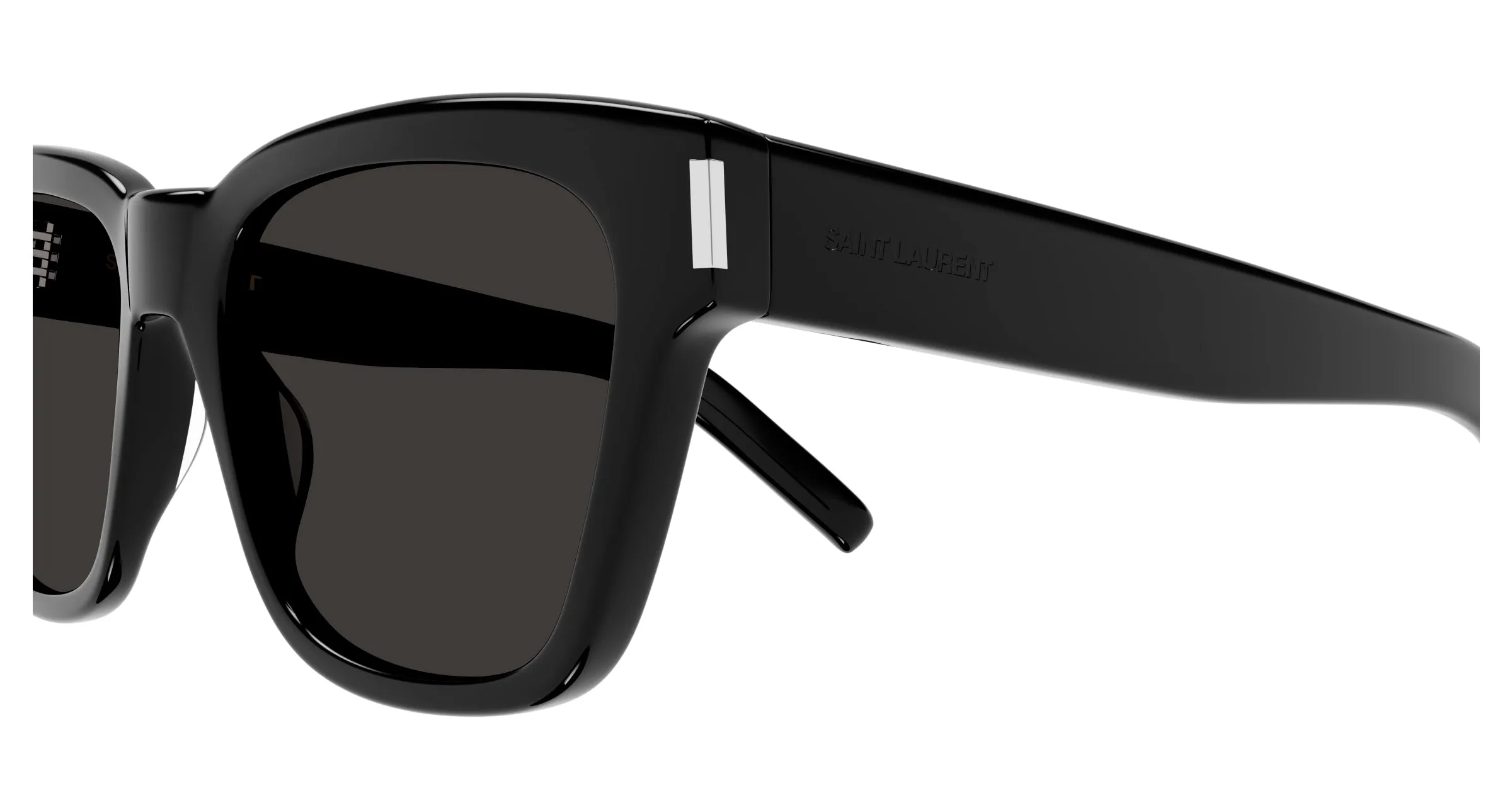 SAINT LAURENT SL 560 001 Occhiali da sole Acetato Nero Nero Squadrata Normale - immagine 4