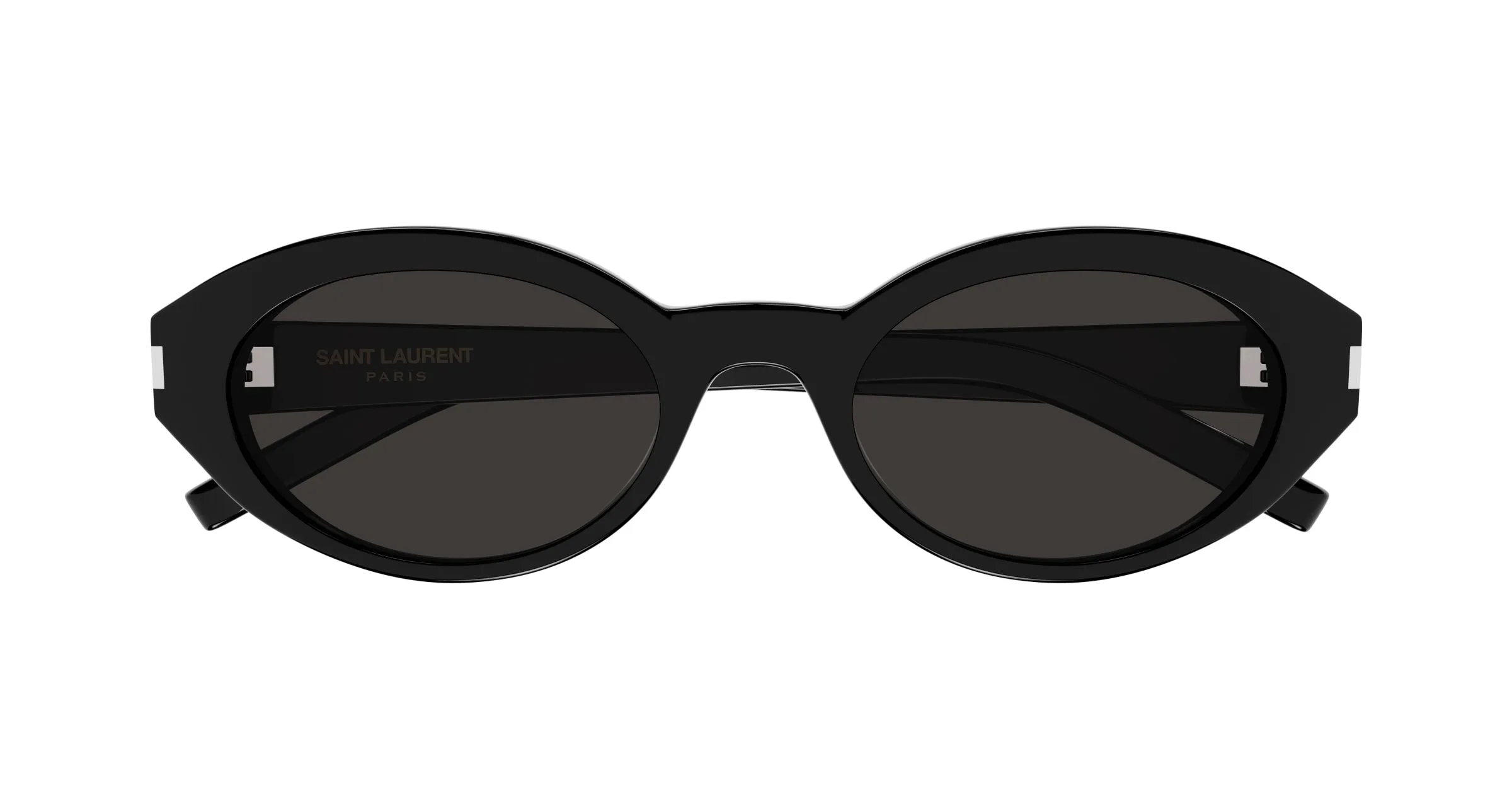 SAINT LAURENT SL 567 001 Occhiali da sole Acetato Nero Nero Rotonda Normale - immagine 2