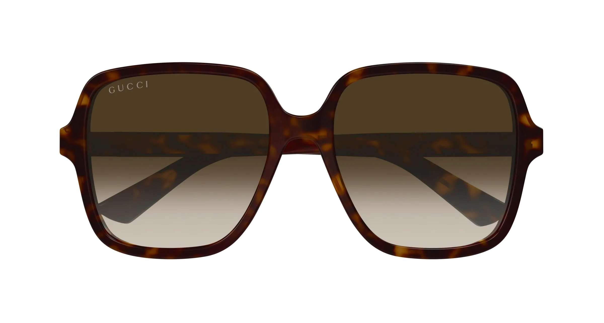 Gucci GG1189S 003 Occhiali da sole Acetato Havana Marrone Squadrata Normale Sfumato - immagine 3