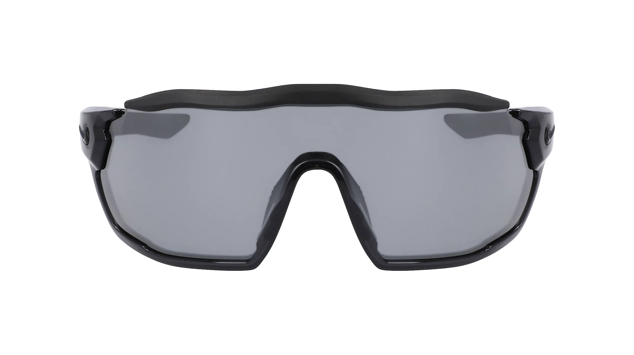 Nike NIKE SHOW X RUSH DZ7368 060 Occhiali da sole Bio-iniettato Grigio Grigio Maschera Normale Fotocromatiche - immagine 3