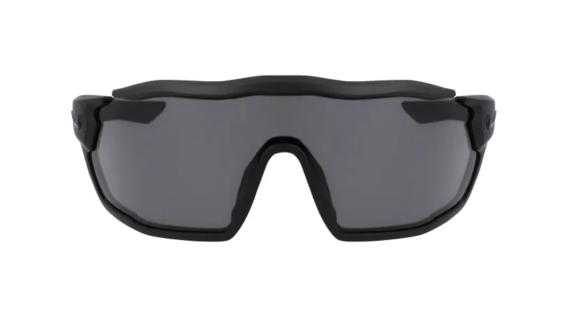 Nike NIKE SHOW X RUSH DZ7368 010 Occhiali da sole Bio-iniettato Nero Grigio Maschera Normale Fotocromatiche - immagine 2