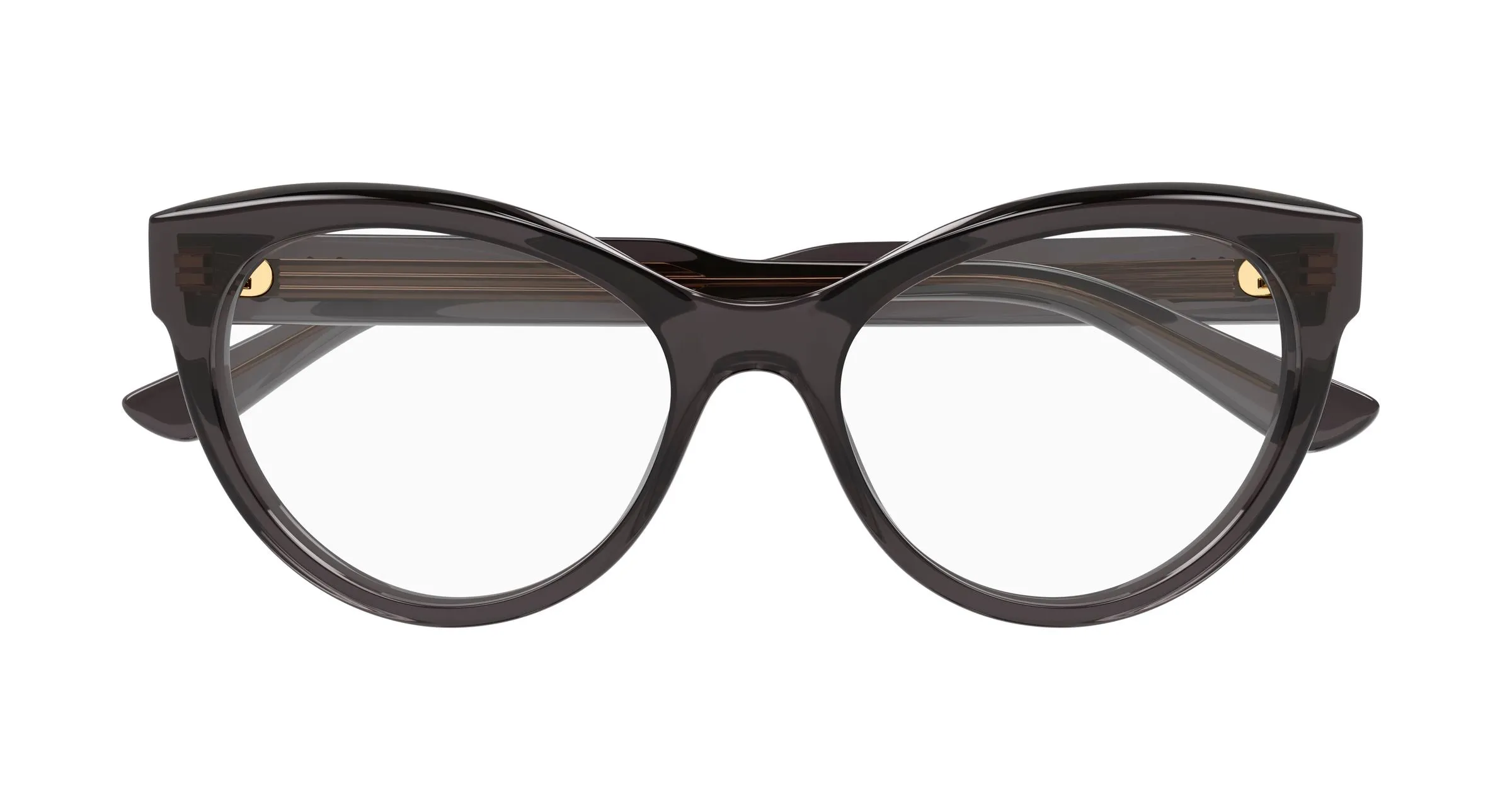 Chloé CH0342O 006 Montature da vista Acetato Grigio Trasparente Cat Eye - immagine 2
