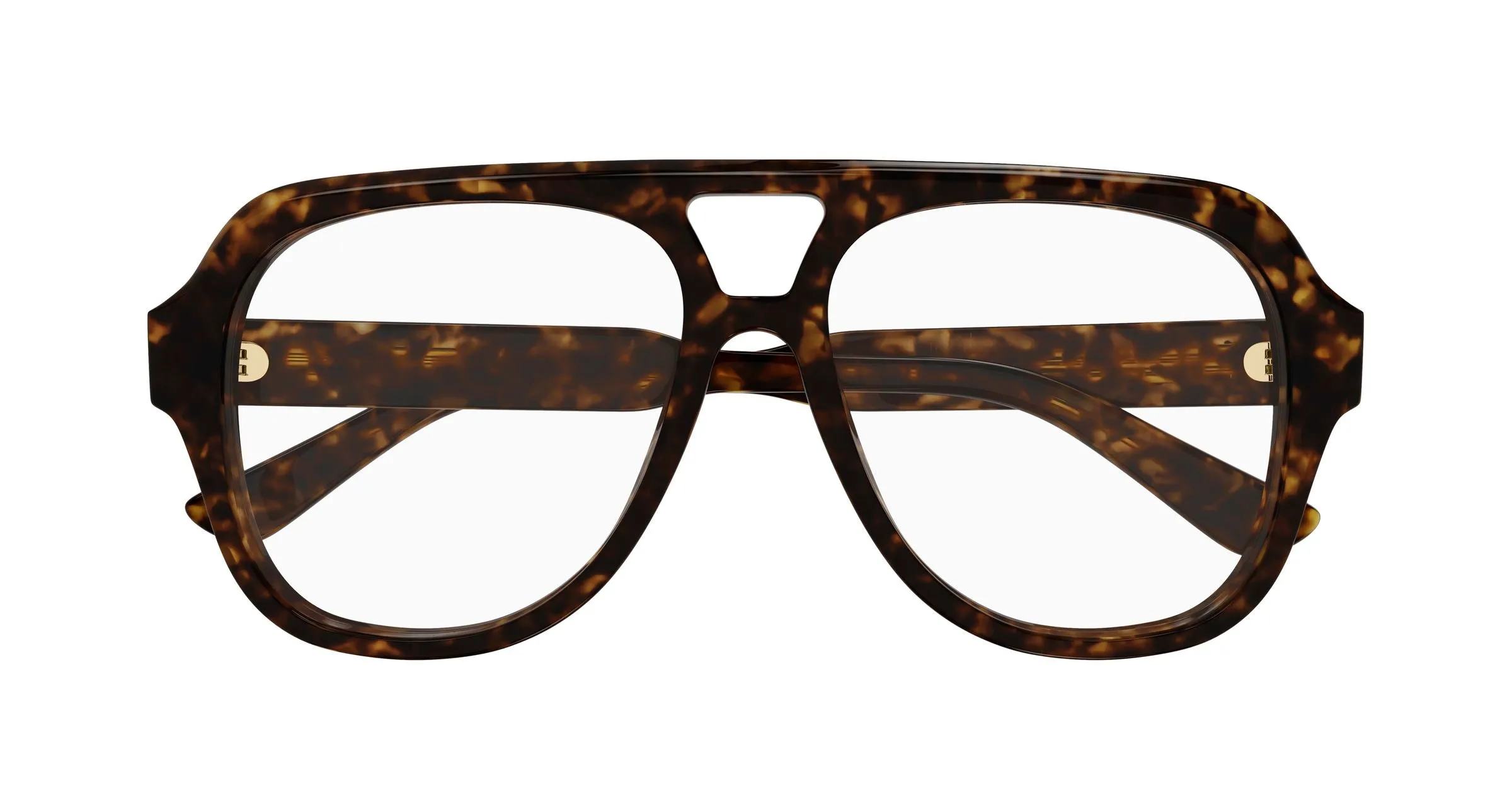 Chloé CH0339O 002 Montature da vista Acetato Havana Trasparente Pilot - immagine 2
