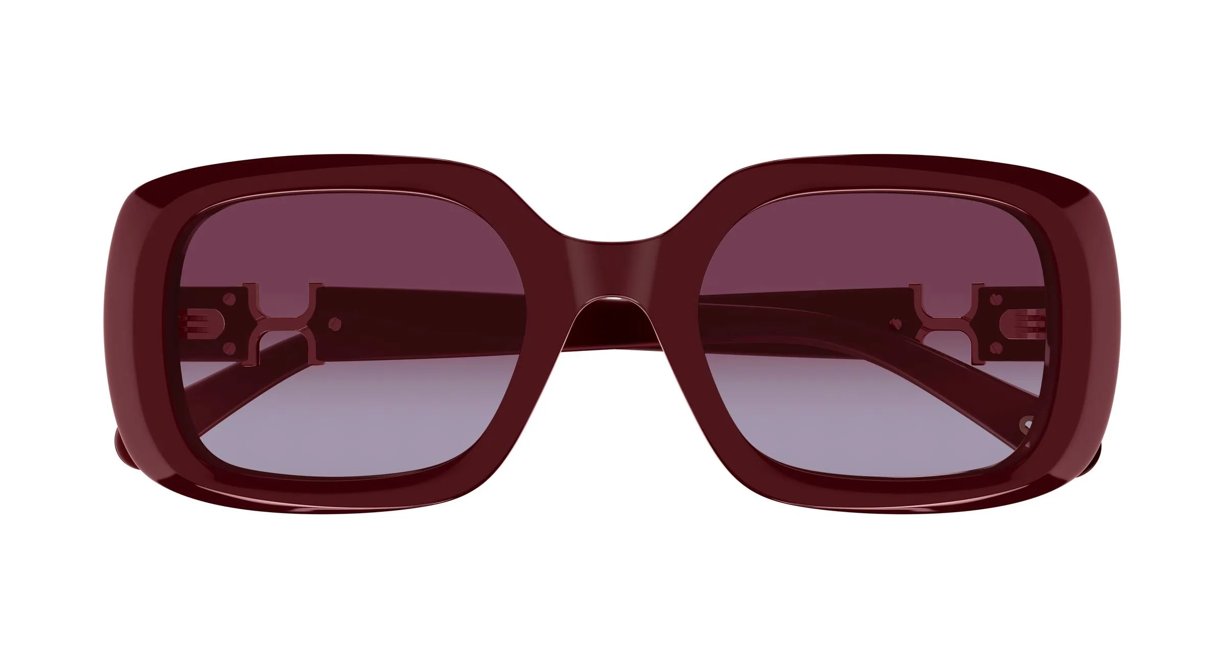 Chloé CH0333S 004 Occhiali da sole Acetato Rosso Rosso Squadrata - immagine 2