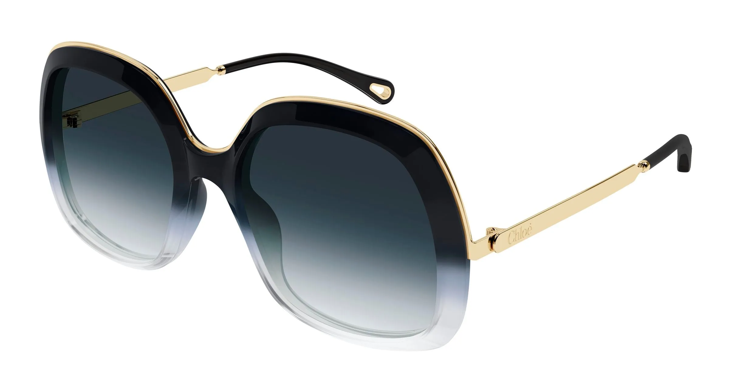 Chloé CH0327S 005 Occhiali da sole Acetato Grigio Grigio Squadrata - immagine 1