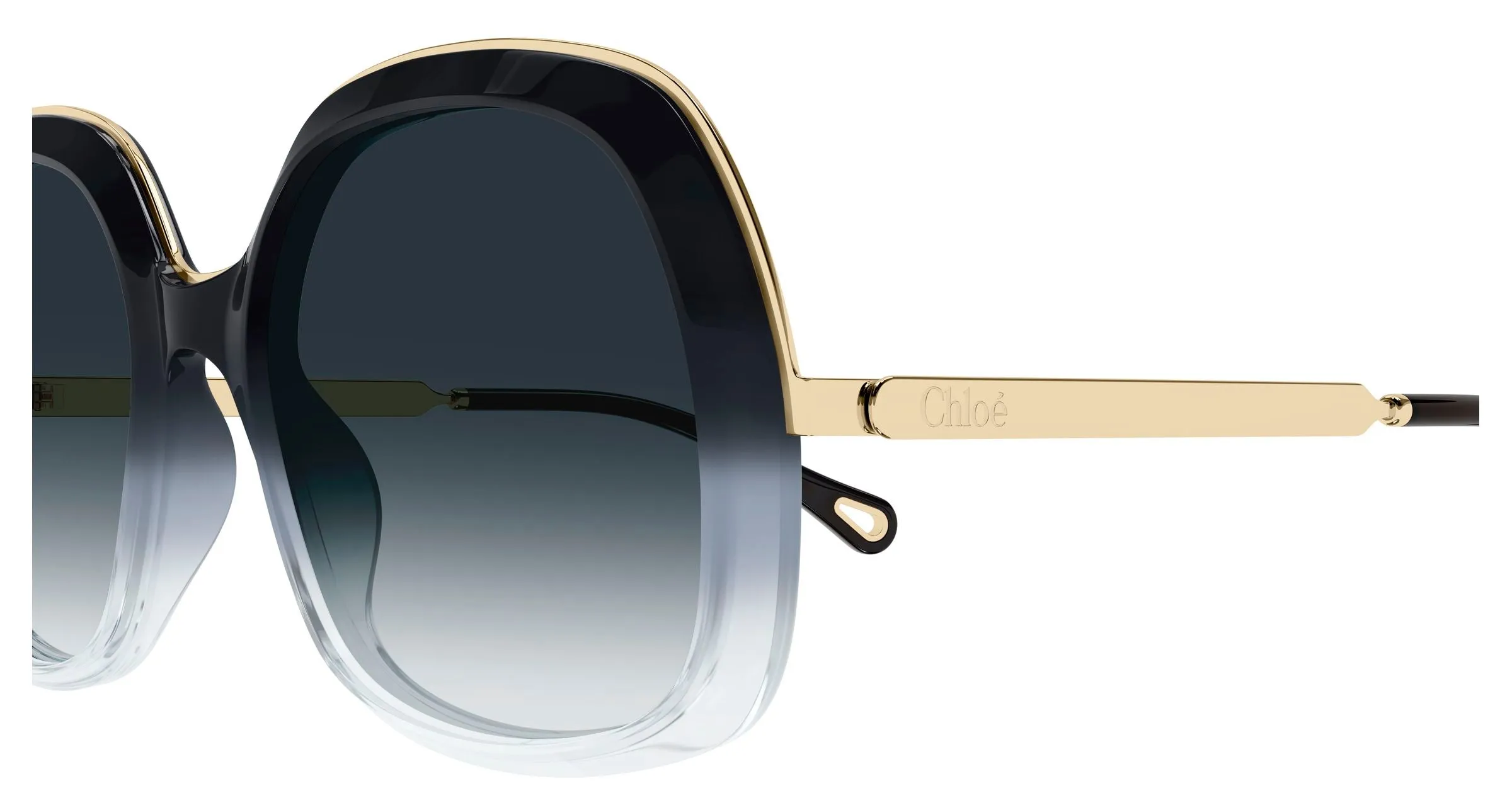Chloé CH0327S 005 Occhiali da sole Acetato Grigio Grigio Squadrata - immagine 3