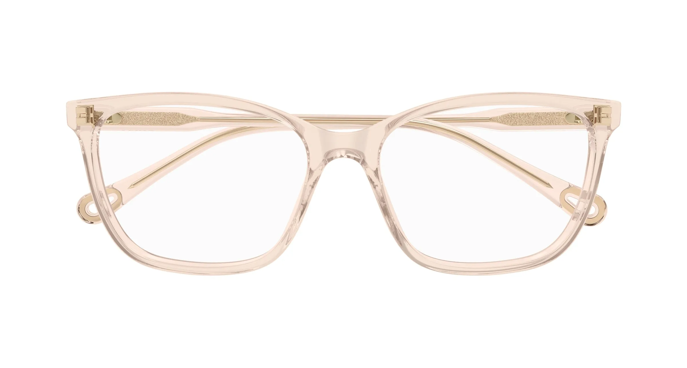 Chloé CH0318O 005 Montature da vista Acetato Rosa Trasparente Squadrata - immagine 2
