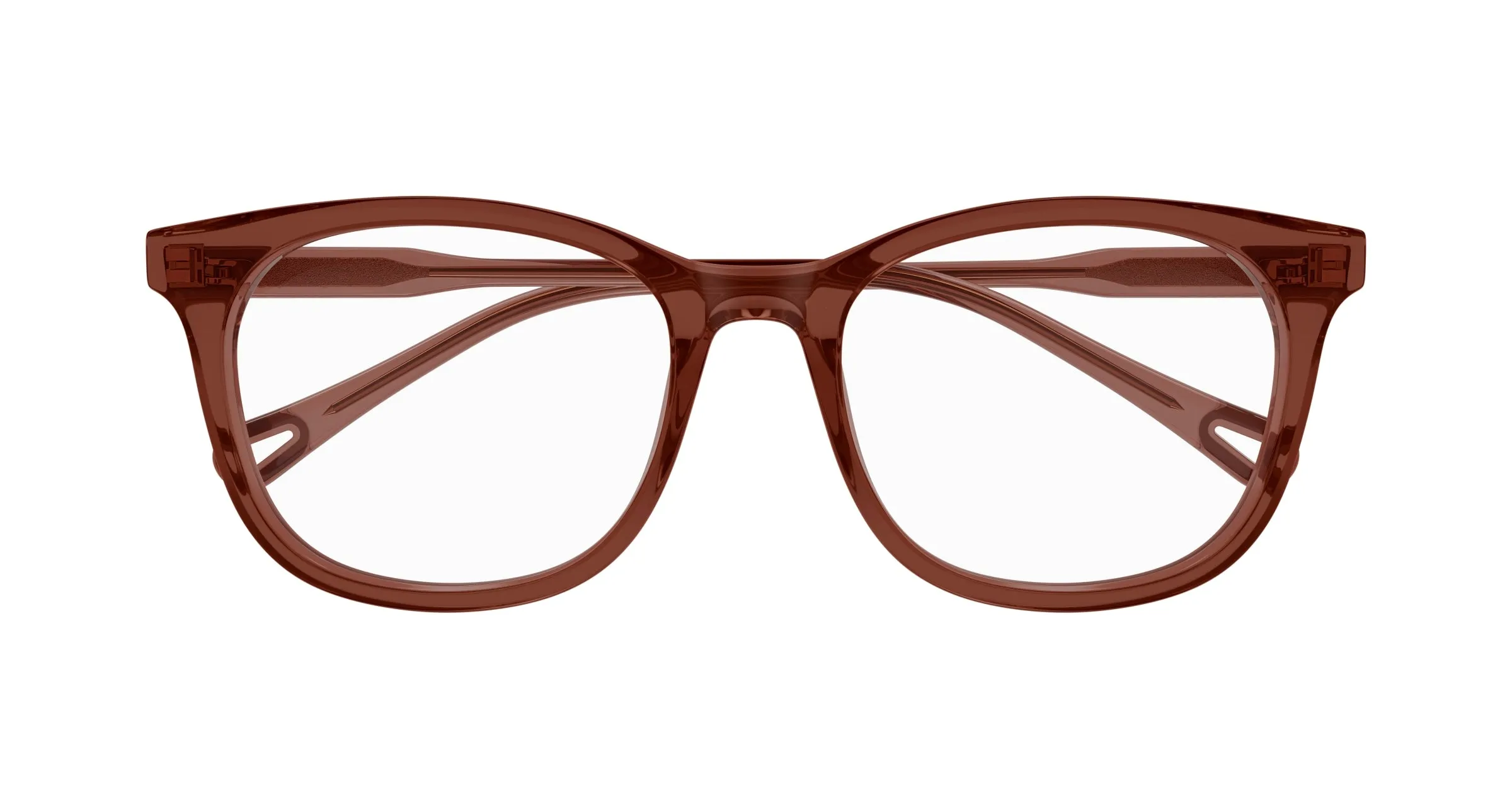 Chloé CH0314OA 002 Montature da vista Acetato Marrone Trasparente Squadrata - immagine 2