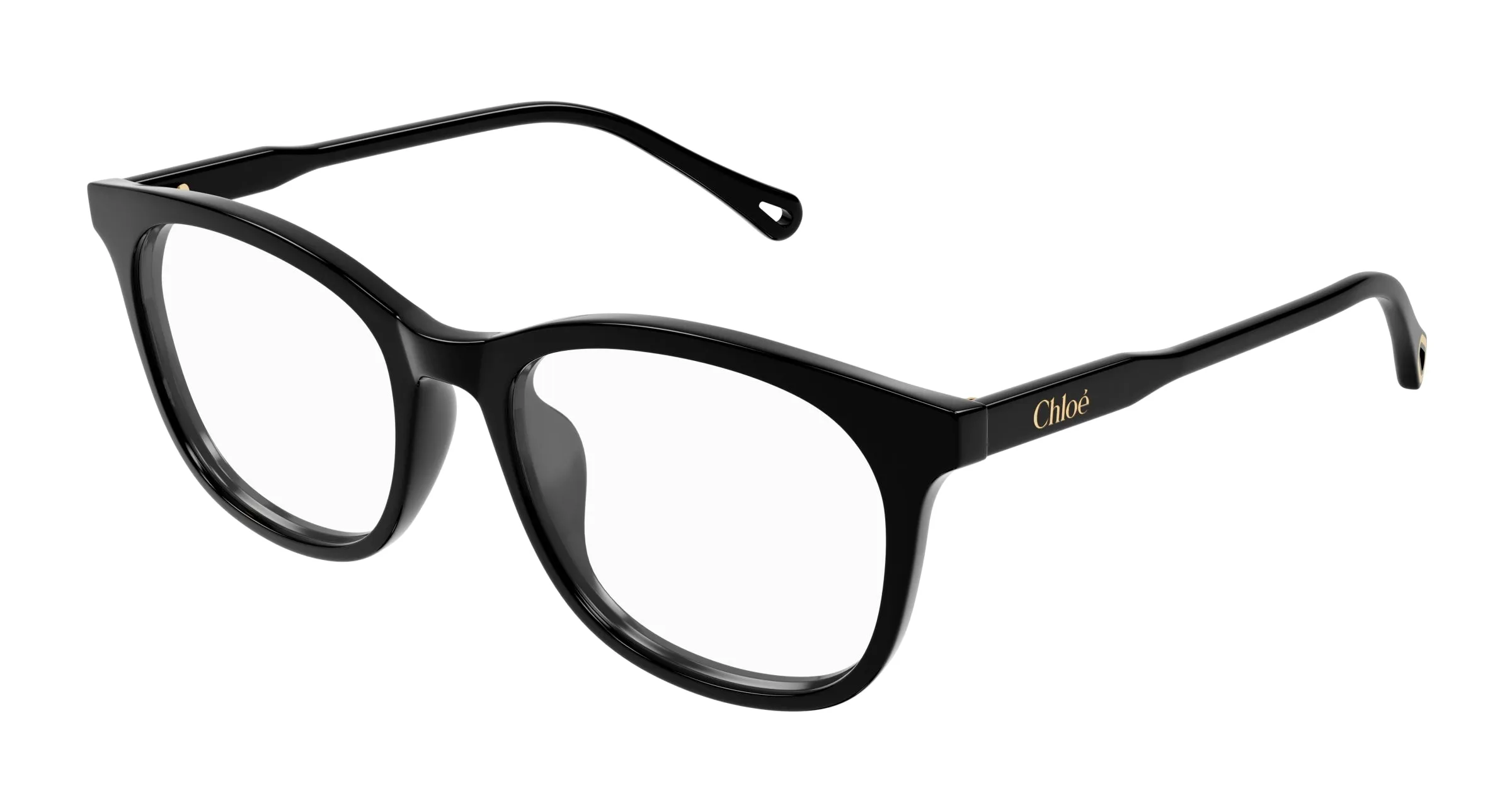 Chloé CH0314OA 001 Montature da vista Acetato Nero Trasparente Squadrata - immagine 1