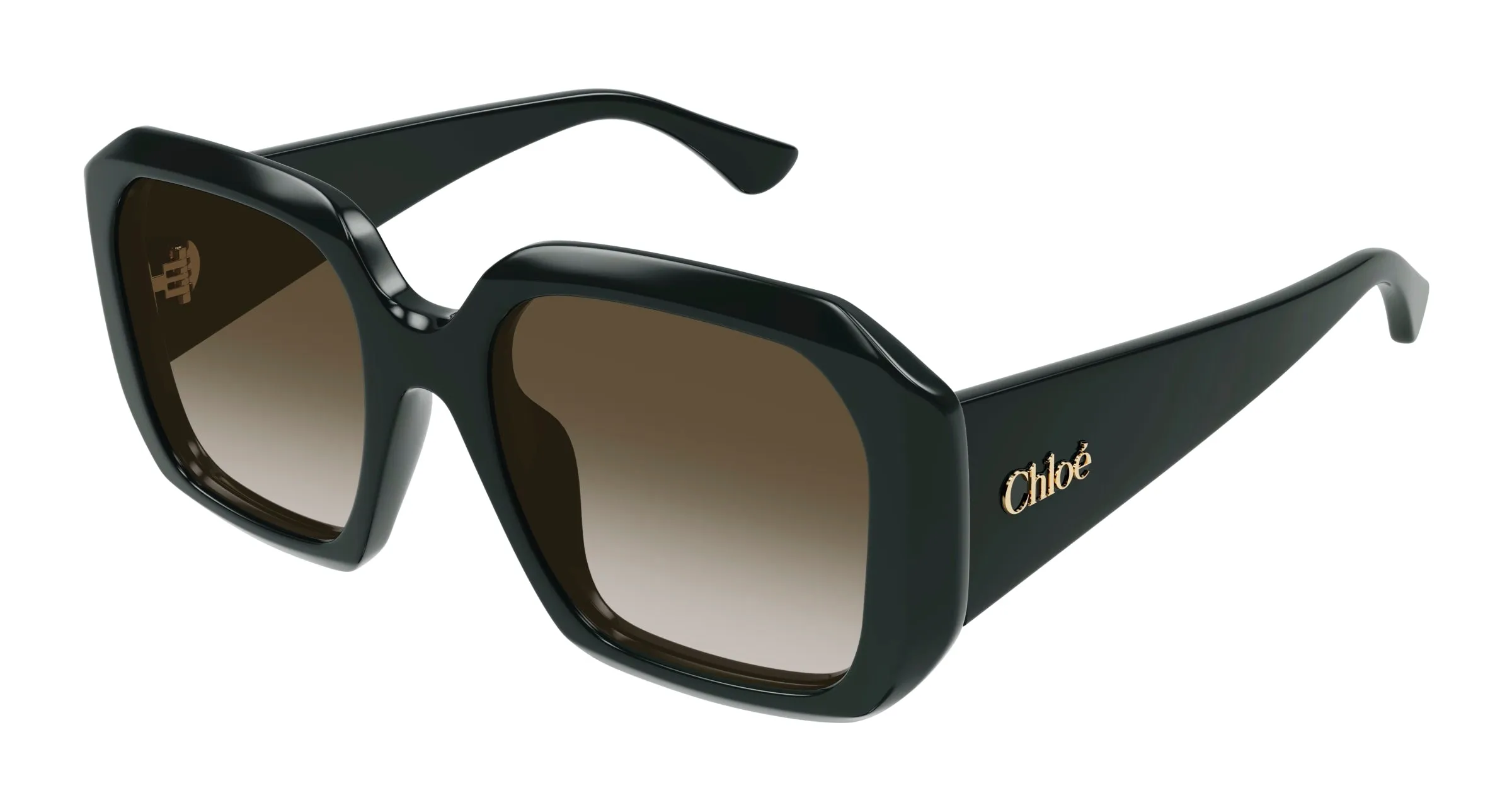 Chloé CH0300S 003 Occhiali da sole Acetato Verde Verde Squadrata - immagine 1