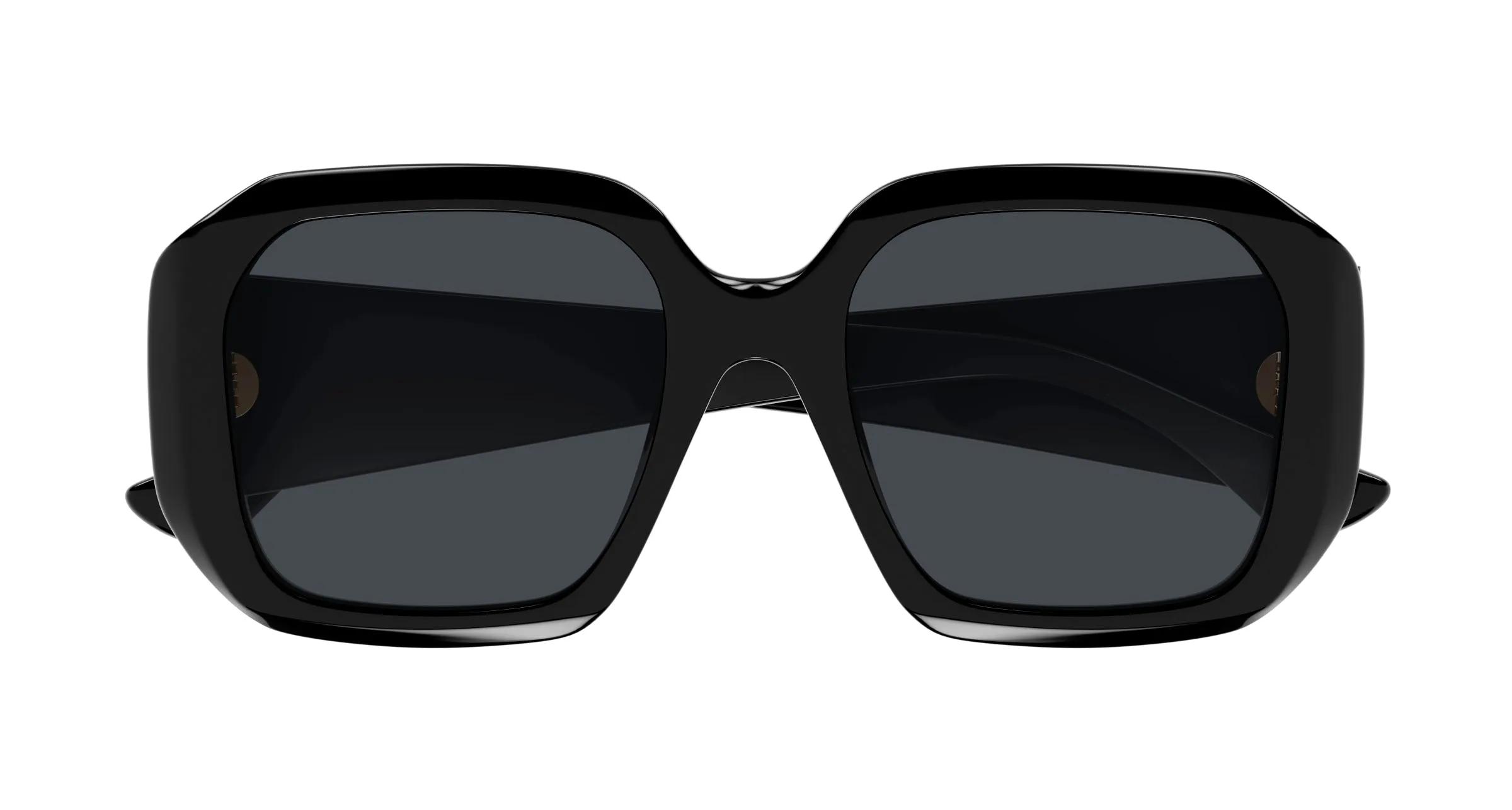 Chloé CH0300S 001 Occhiali da sole Acetato Nero Blu Squadrata - immagine 2