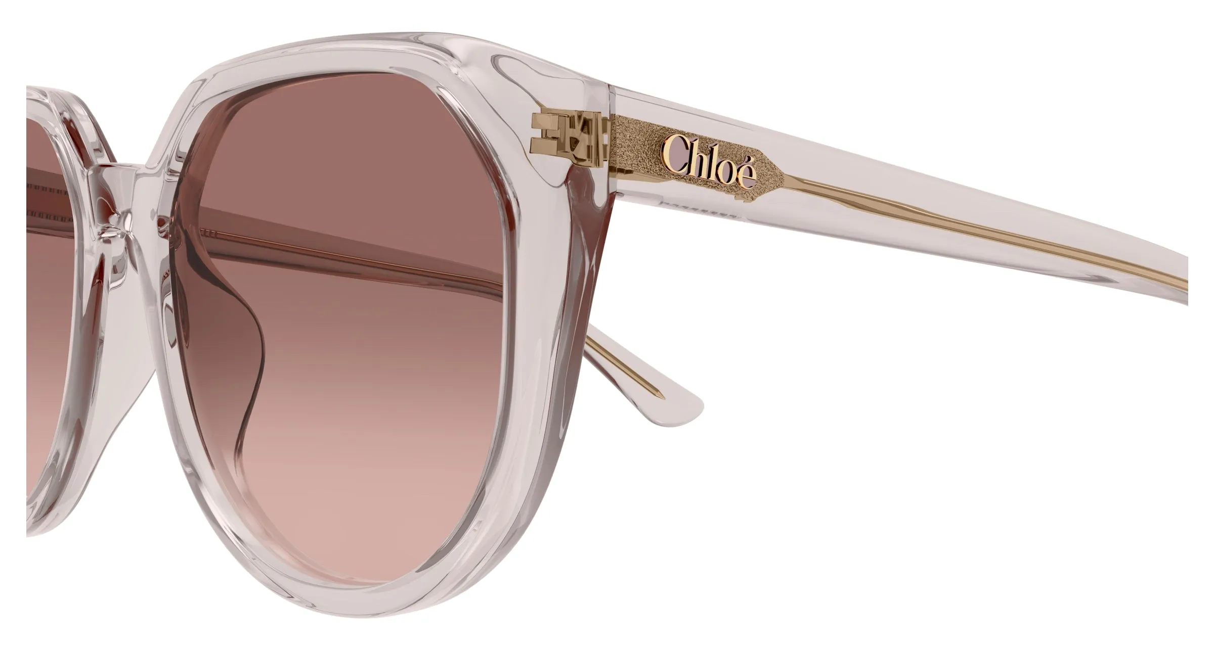 Chloé CH0291SK 004 Occhiali da sole Acetato Grigio Marrone Squadrata - immagine 3