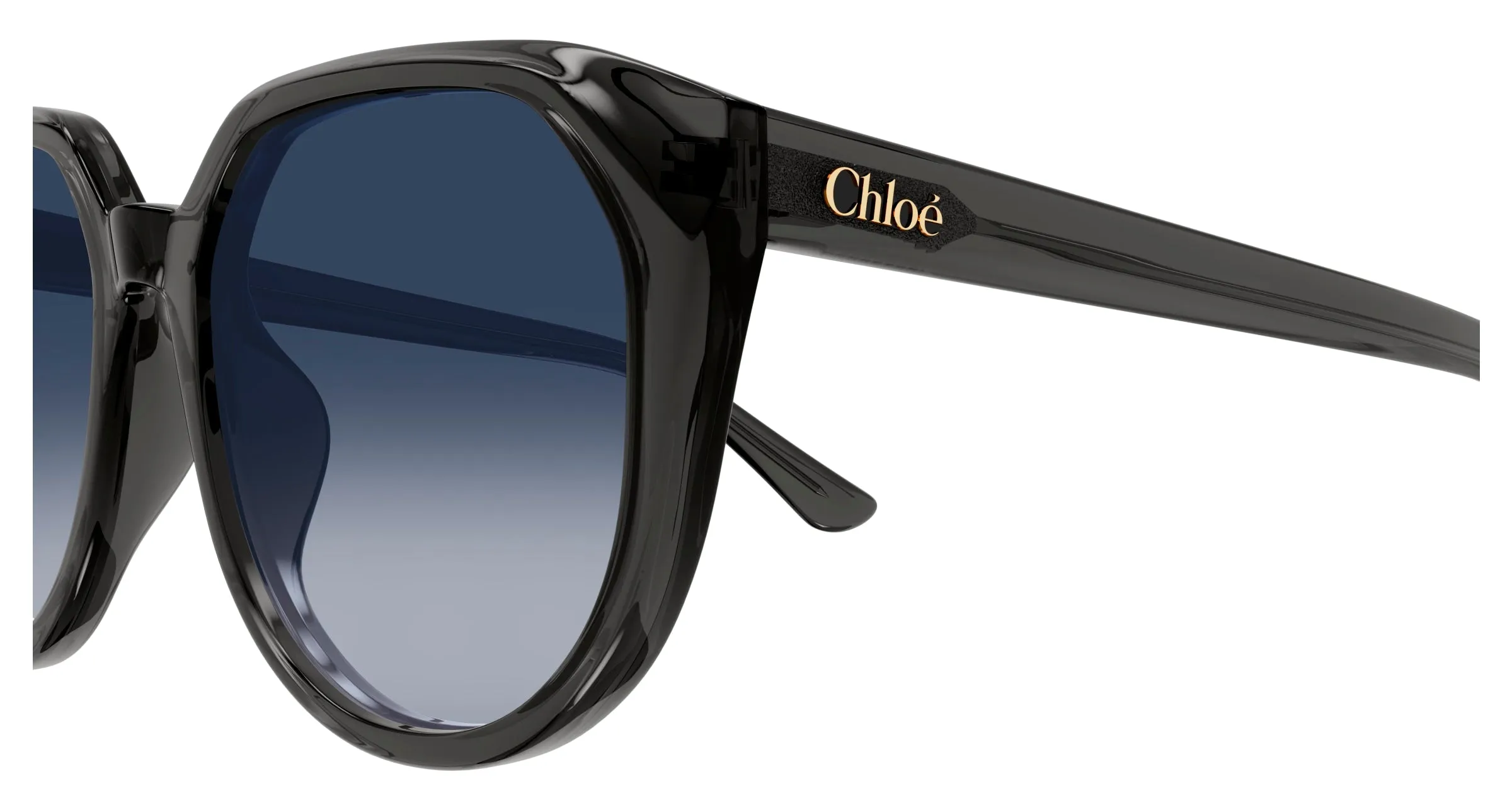 Chloé CH0291SK 001 Occhiali da sole Acetato Grigio Blu Squadrata - immagine 3