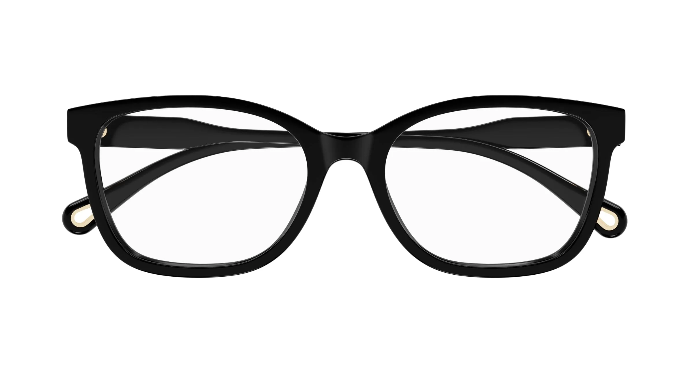 Chloé CH0276OA 001 Montature da vista Acetato Nero Trasparente Squadrata - immagine 2