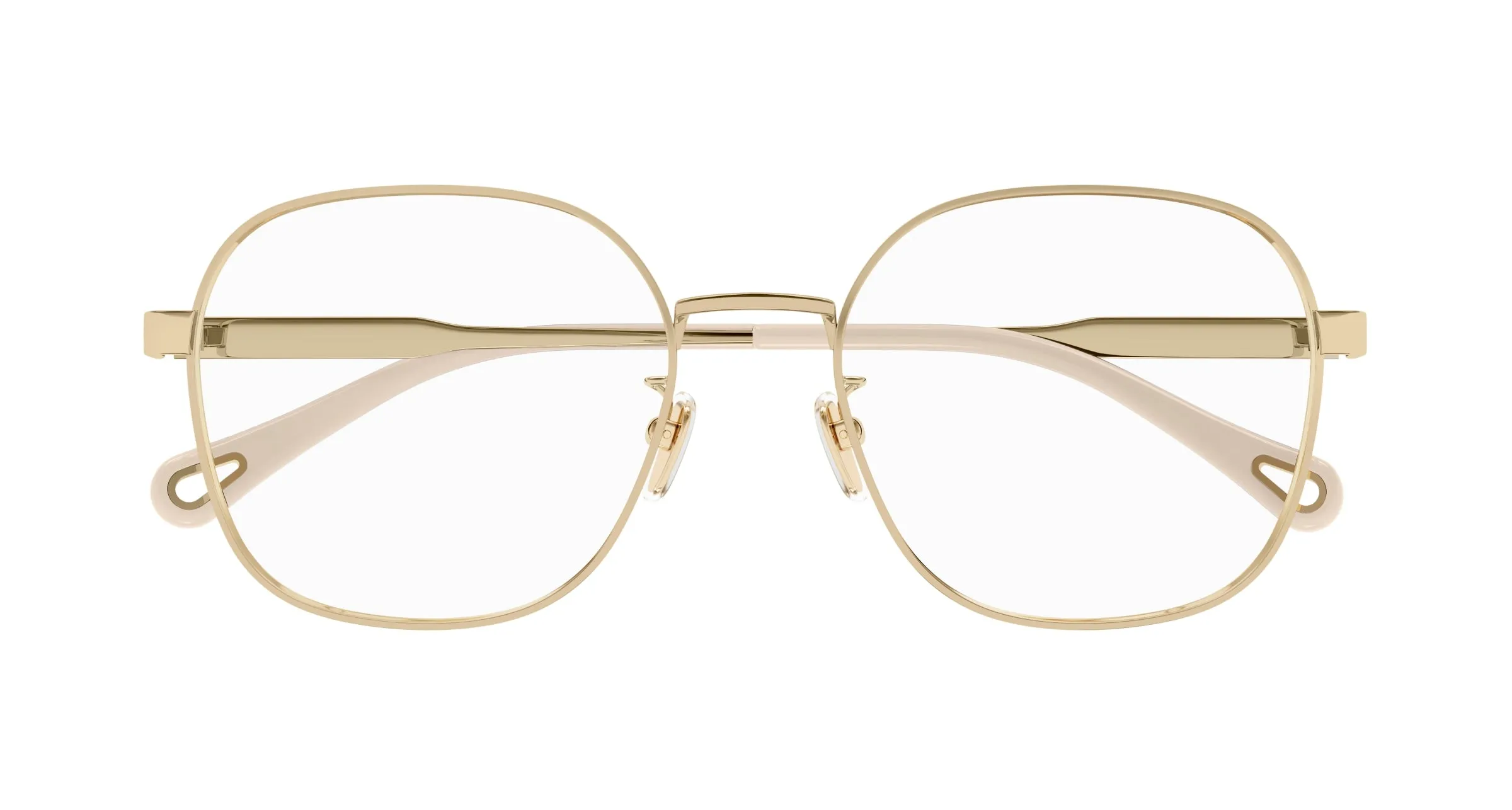 Chloé CH0274OA 002 Montature da vista Metallo Oro Trasparente Rotonda - immagine 2