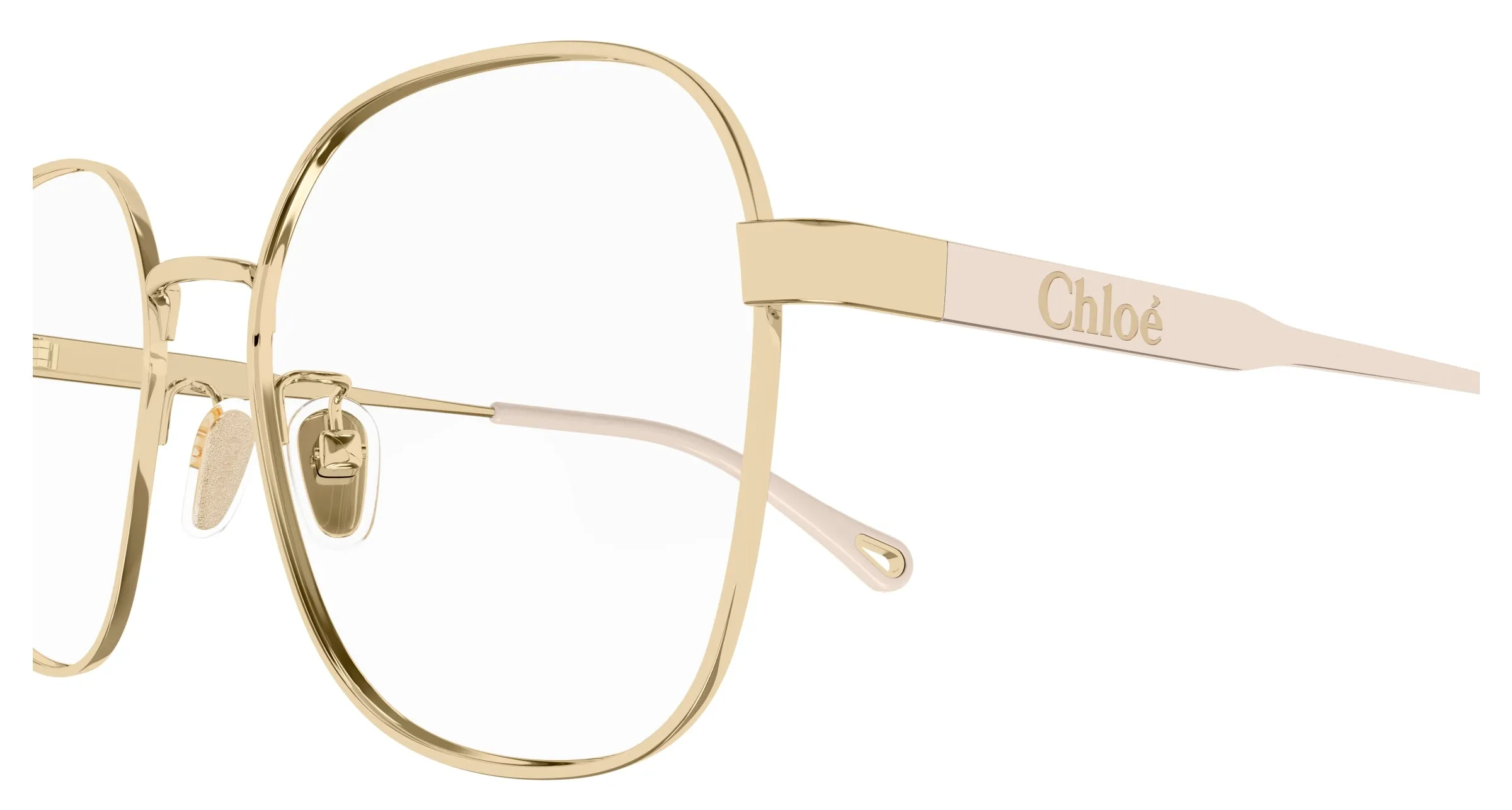Chloé CH0274OA 002 Montature da vista Metallo Oro Trasparente Rotonda - immagine 3