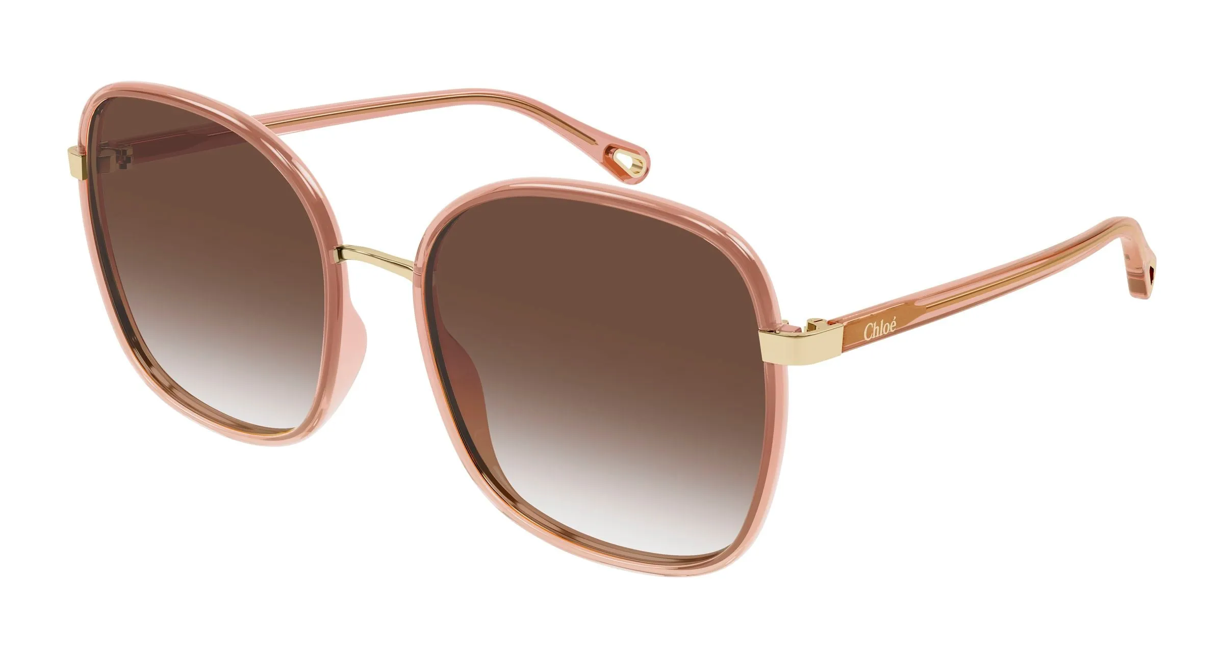 Chloé CH0031S 021 Occhiali da sole Bio-iniettato Rosso Marrone Squadrata - immagine 1