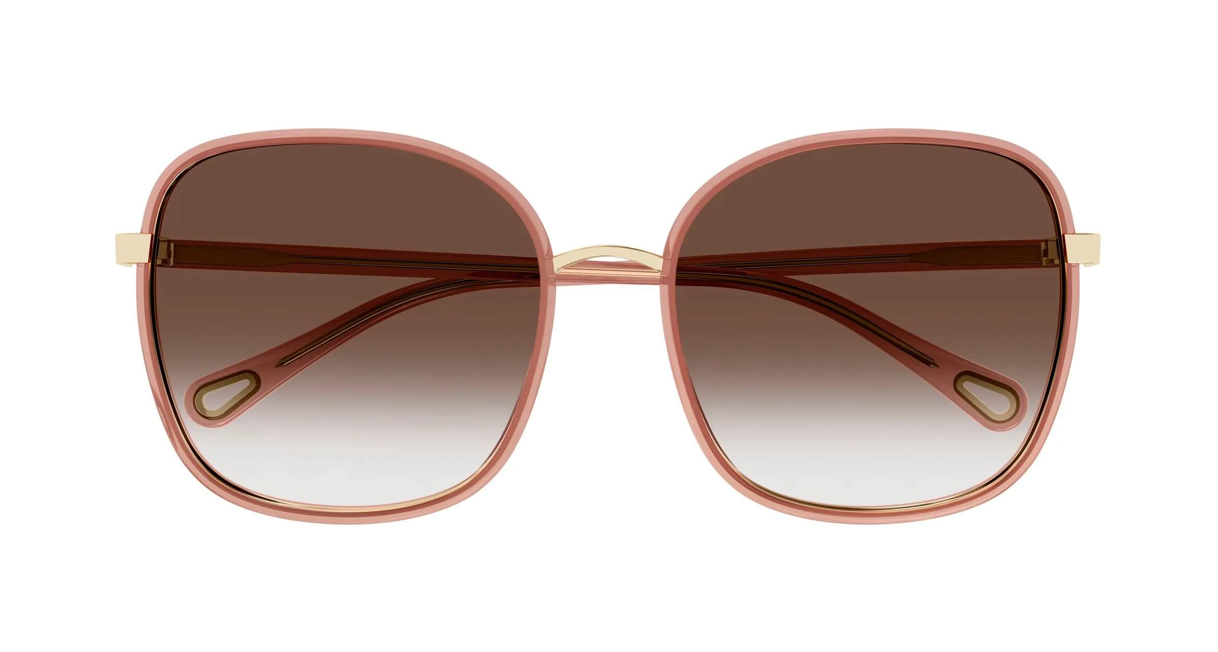 Chloé CH0031S 021 Occhiali da sole Bio-iniettato Rosso Marrone Squadrata - immagine 2