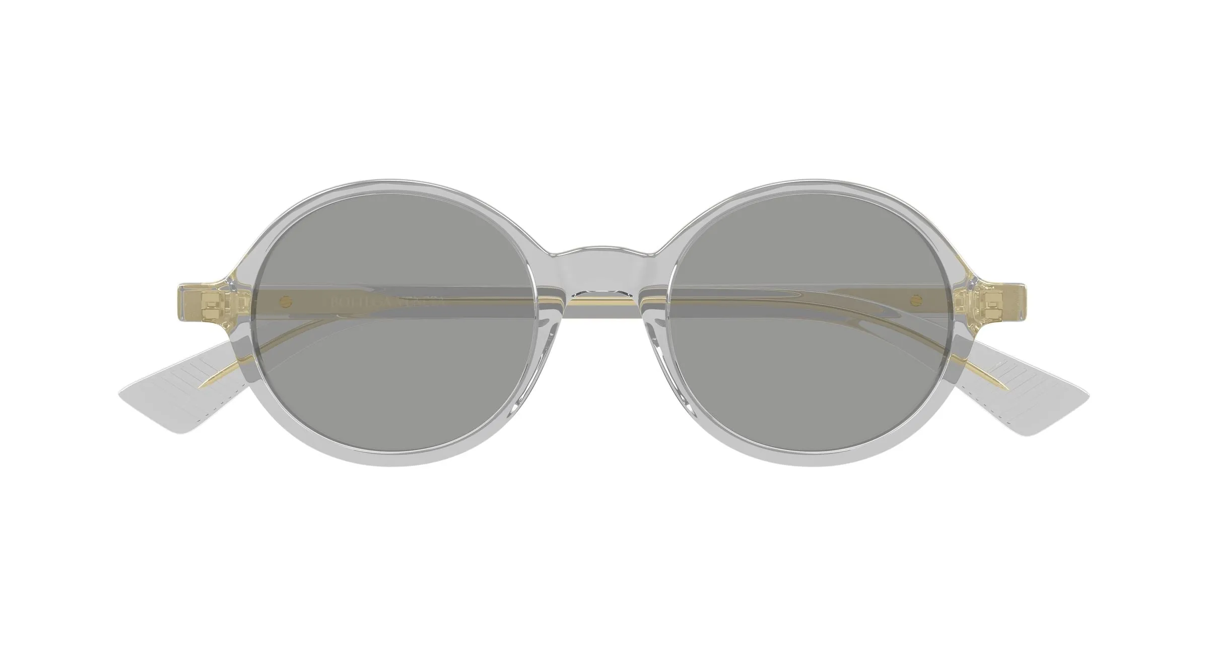 Bottega Veneta BV1430S 004 Occhiali da sole Acetato Grigio Grigio Rotonda - immagine 2