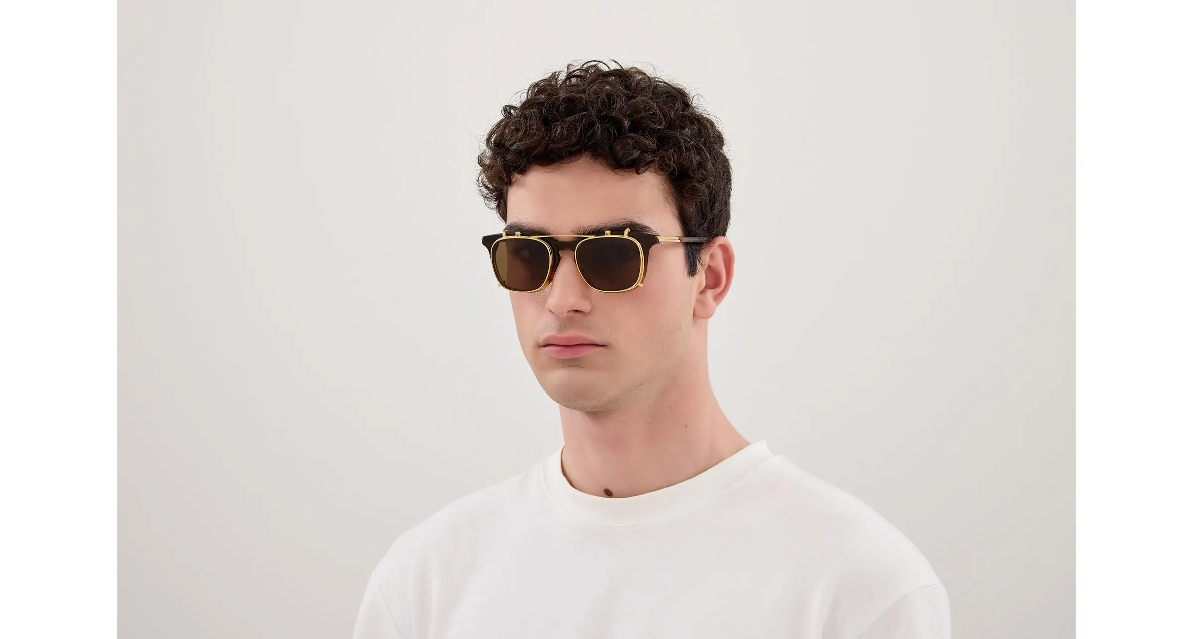 Bottega Veneta BV1429S 002 Occhiali da sole Acetato Marrone Trasparente Squadrata - immagine 4