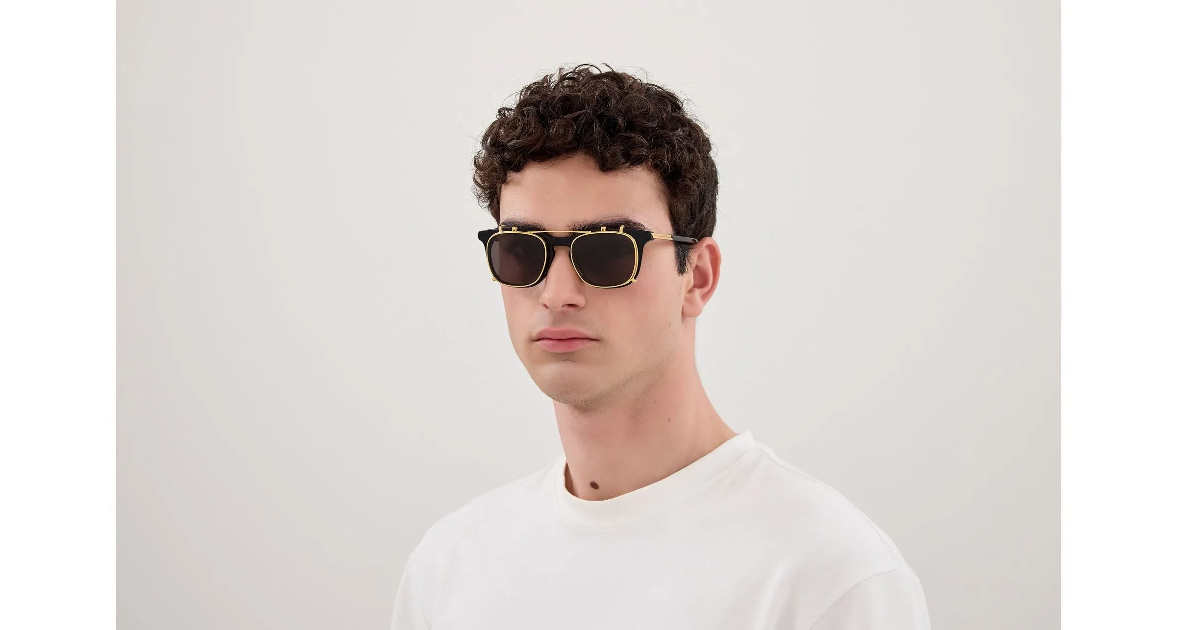 Bottega Veneta BV1429S 001 Occhiali da sole Acetato Nero Trasparente Squadrata - immagine 4