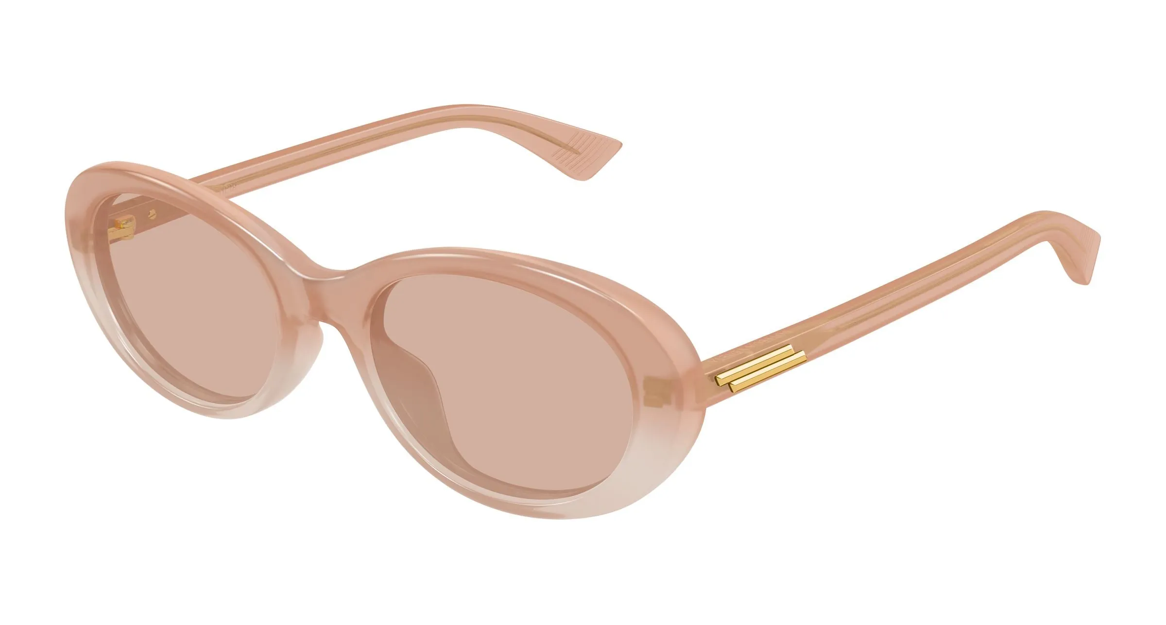 Bottega Veneta BV1415SK 004 Occhiali da sole Acetato Rosa Rosa Rotonda - immagine 1