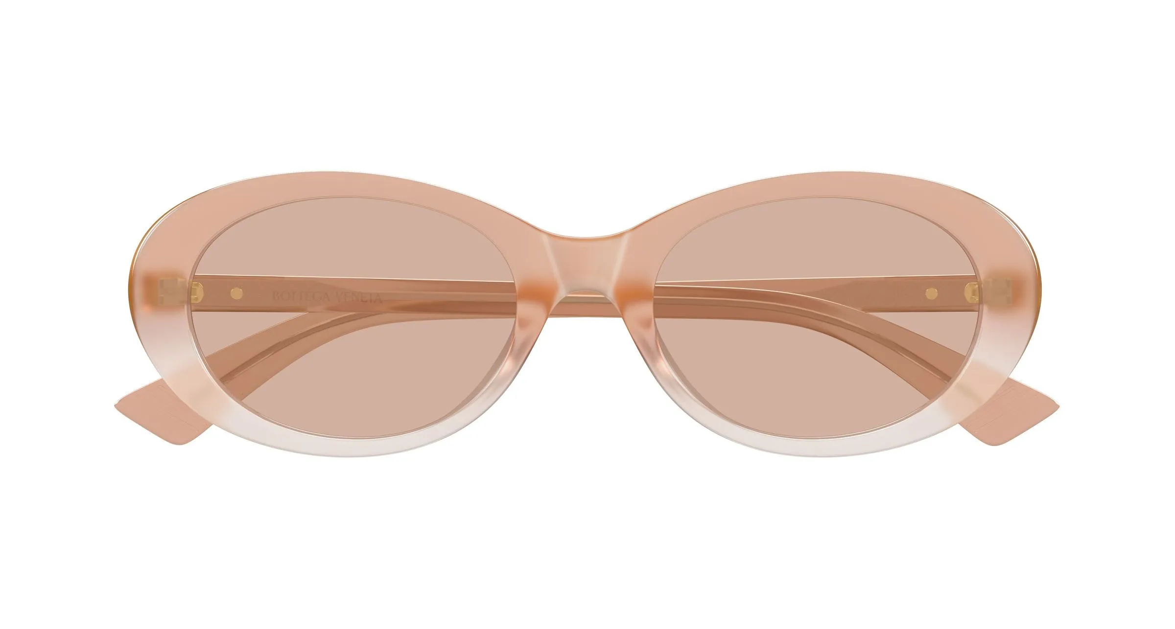 Bottega Veneta BV1415SK 004 Occhiali da sole Acetato Rosa Rosa Rotonda - immagine 2
