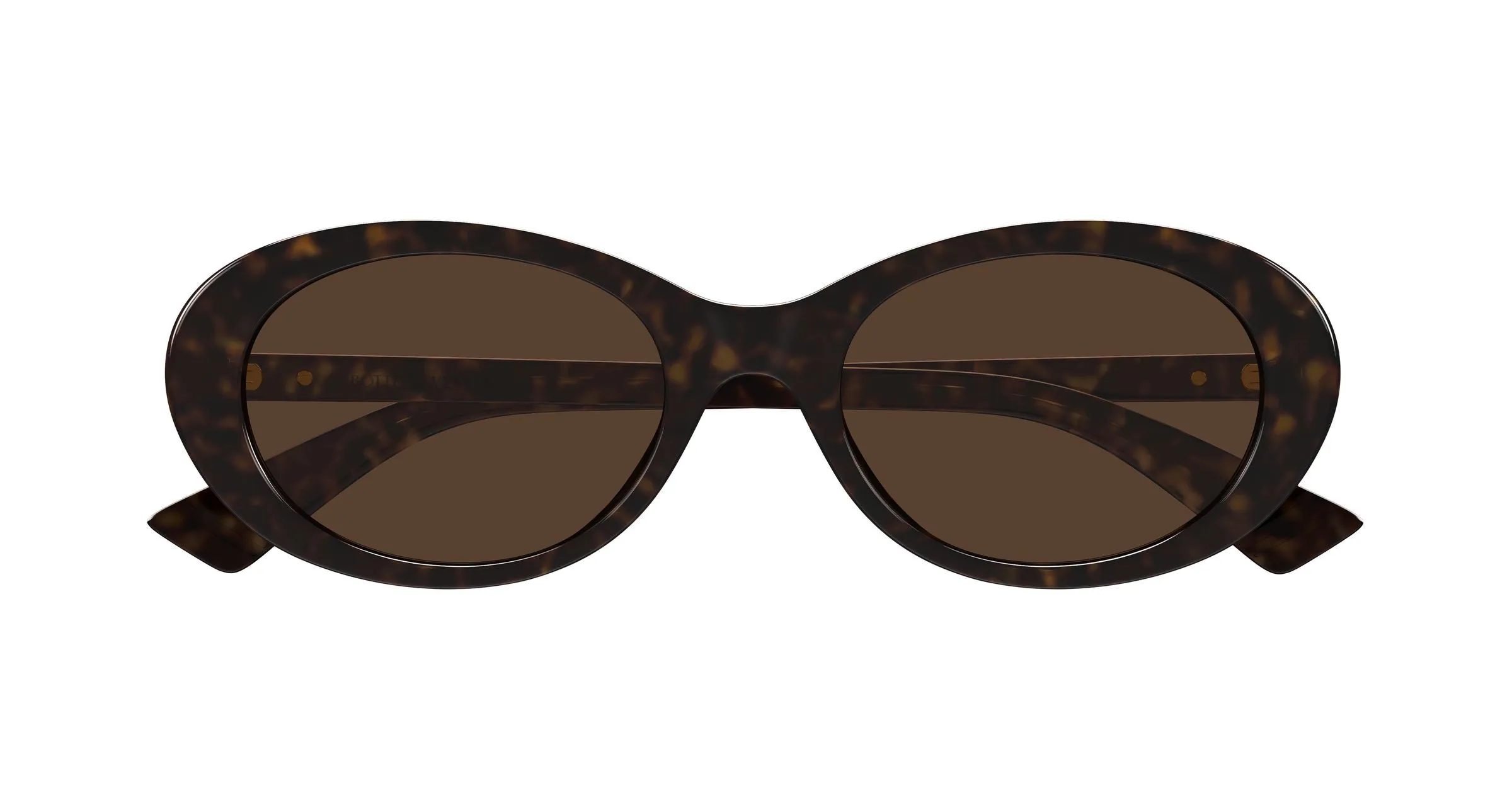 Bottega Veneta BV1415SK 002 Occhiali da sole Acetato Havana Marrone Rotonda - immagine 2
