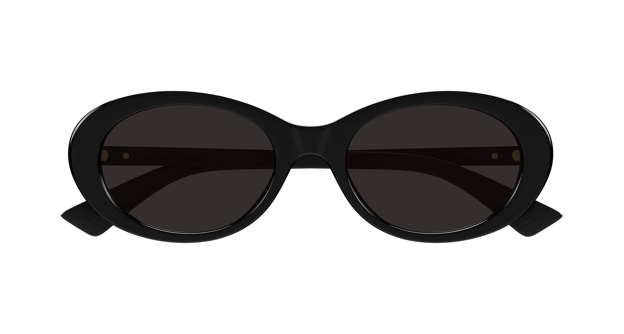 Bottega Veneta BV1415SK 001 Occhiali da sole Acetato Nero Grigio Rotonda - immagine 2