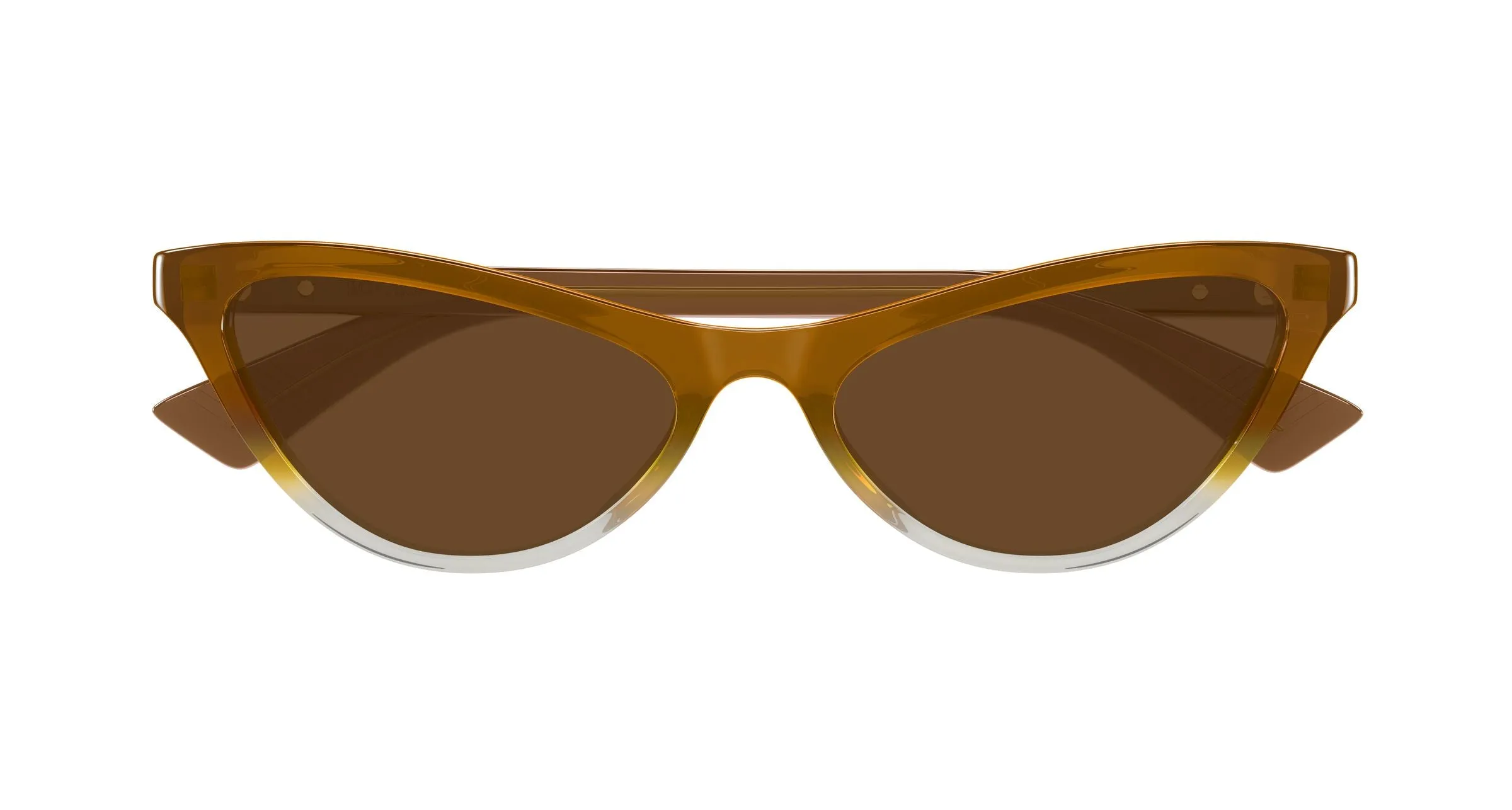 Bottega Veneta BV1414S 004 Occhiali da sole Acetato Marrone Marrone Cat Eye - immagine 2