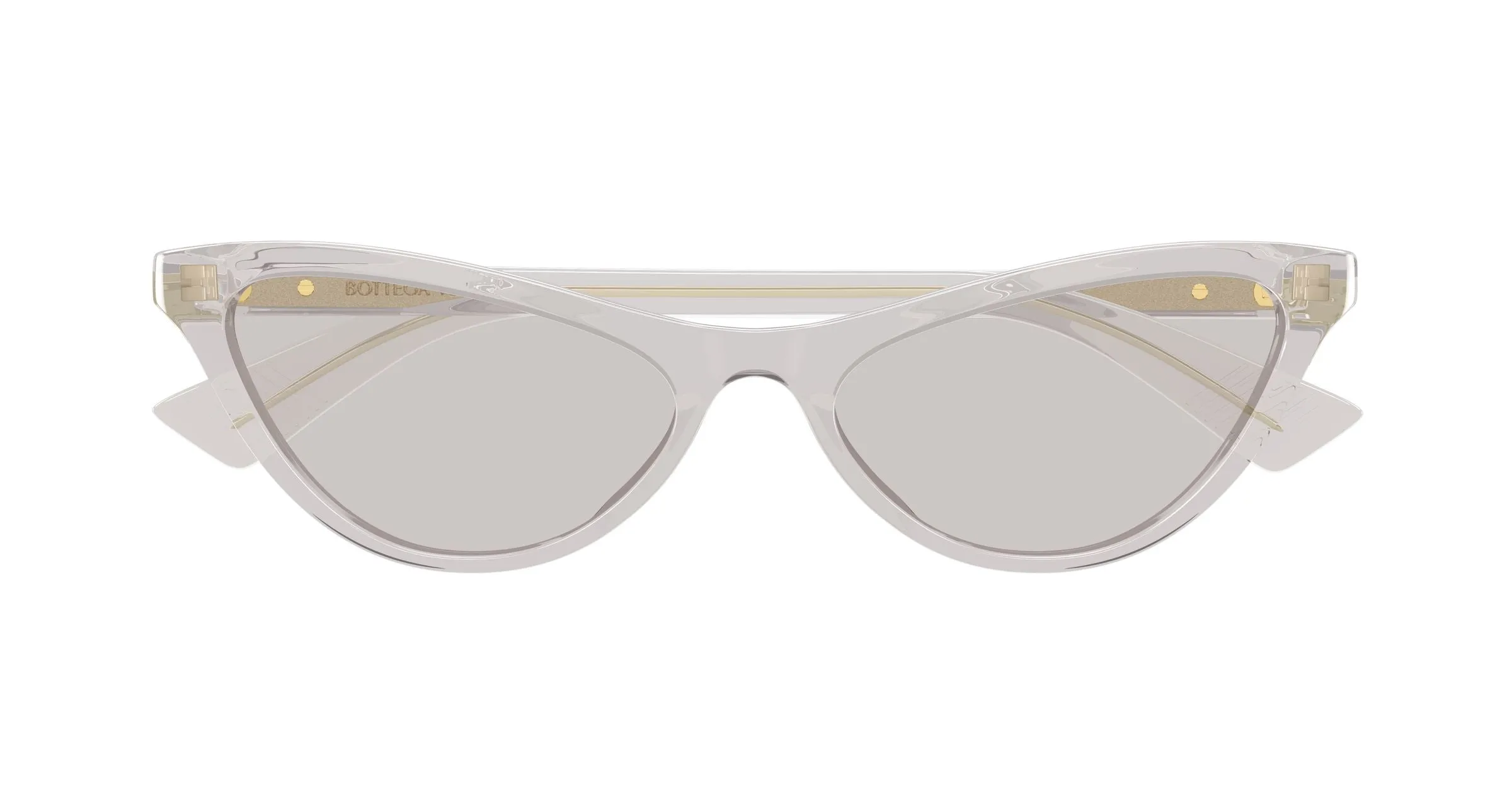 Bottega Veneta BV1414S 003 Occhiali da sole Acetato Grigio Grigio Cat Eye - immagine 2