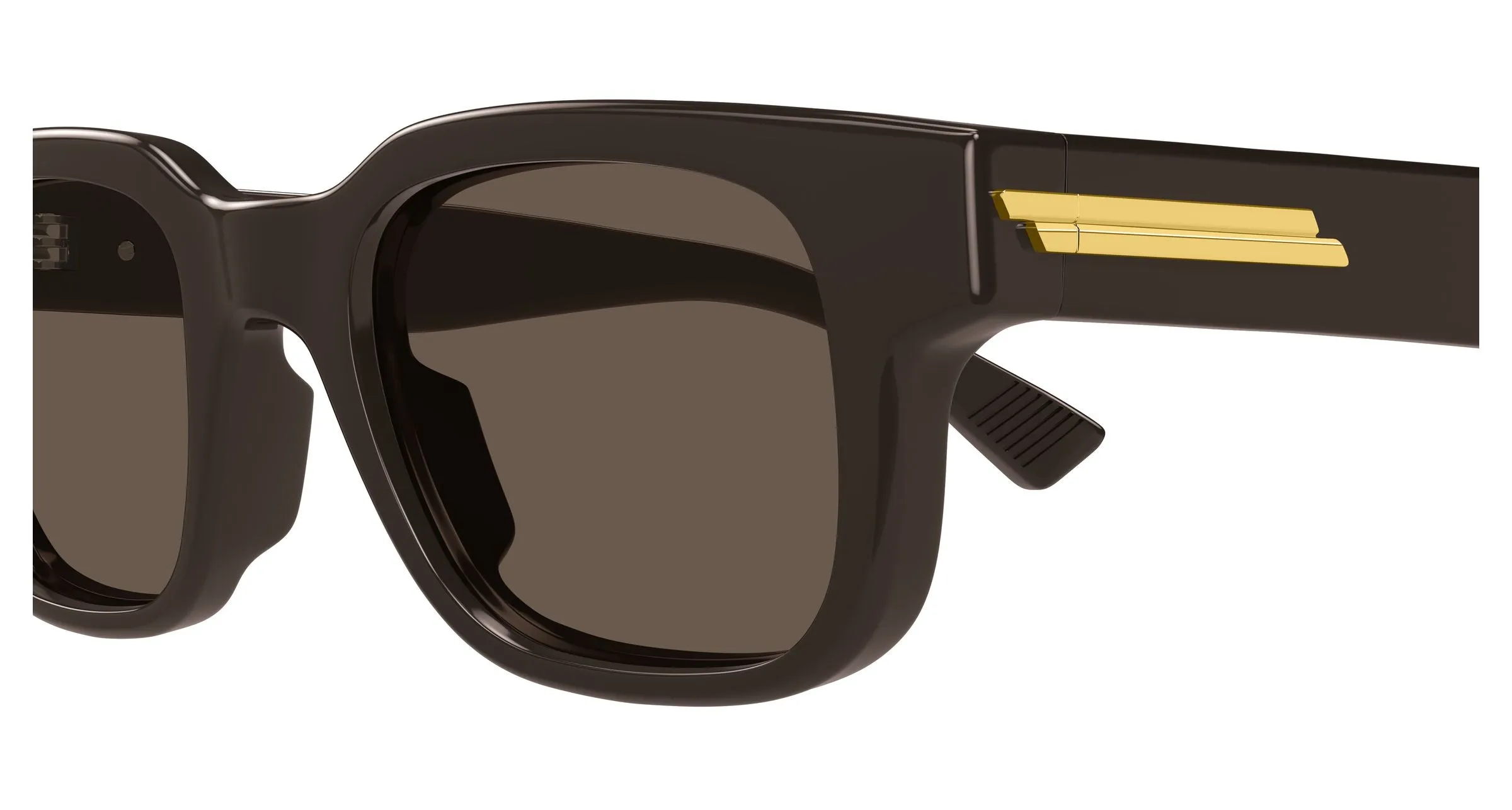 Bottega Veneta BV1411S 003 Occhiali da sole Acetato Marrone Marrone Squadrata - immagine 3