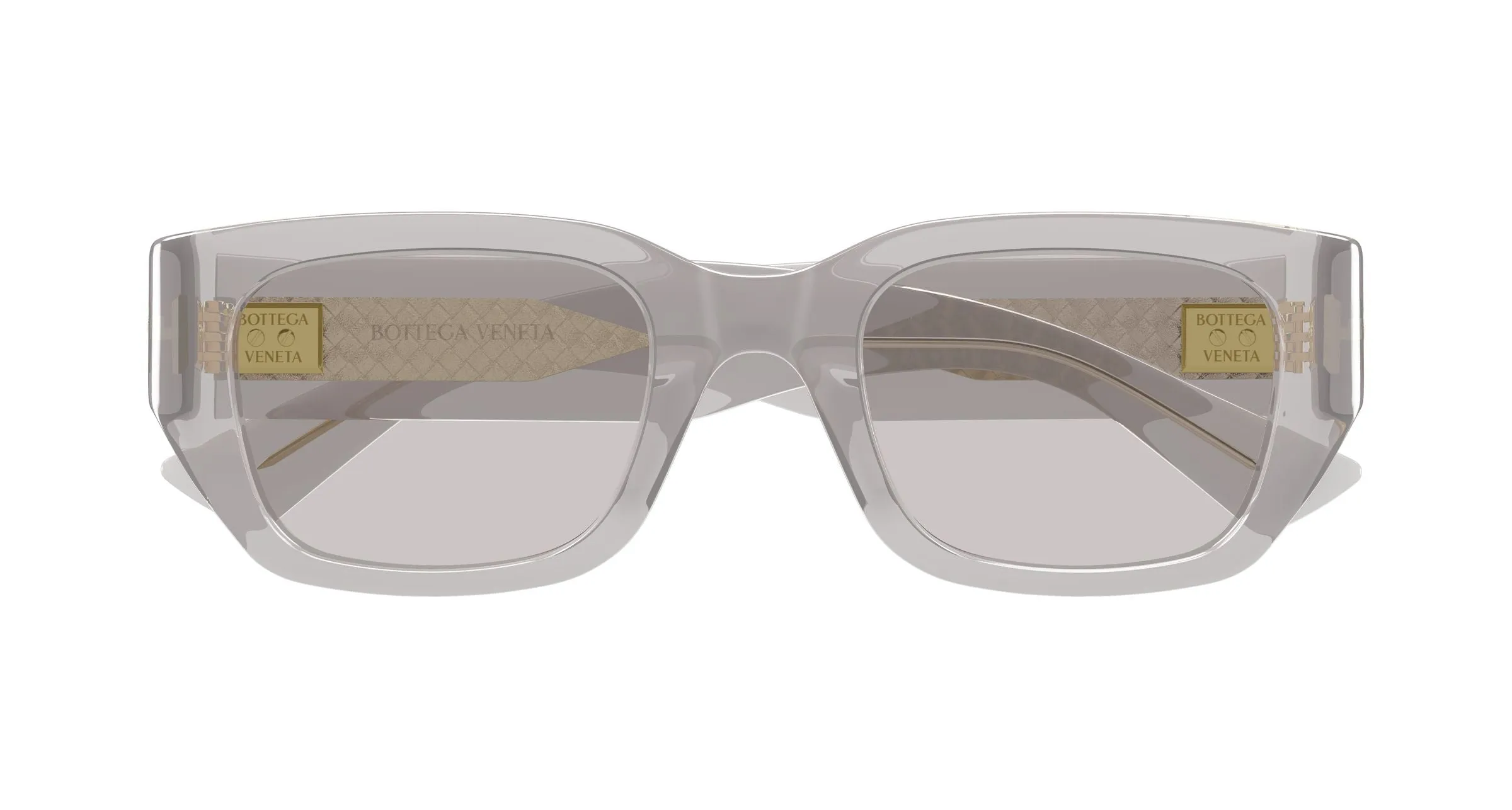 Bottega Veneta BV1401SA 004 Occhiali da sole Acetato Grigio Grigio Squadrata - immagine 2