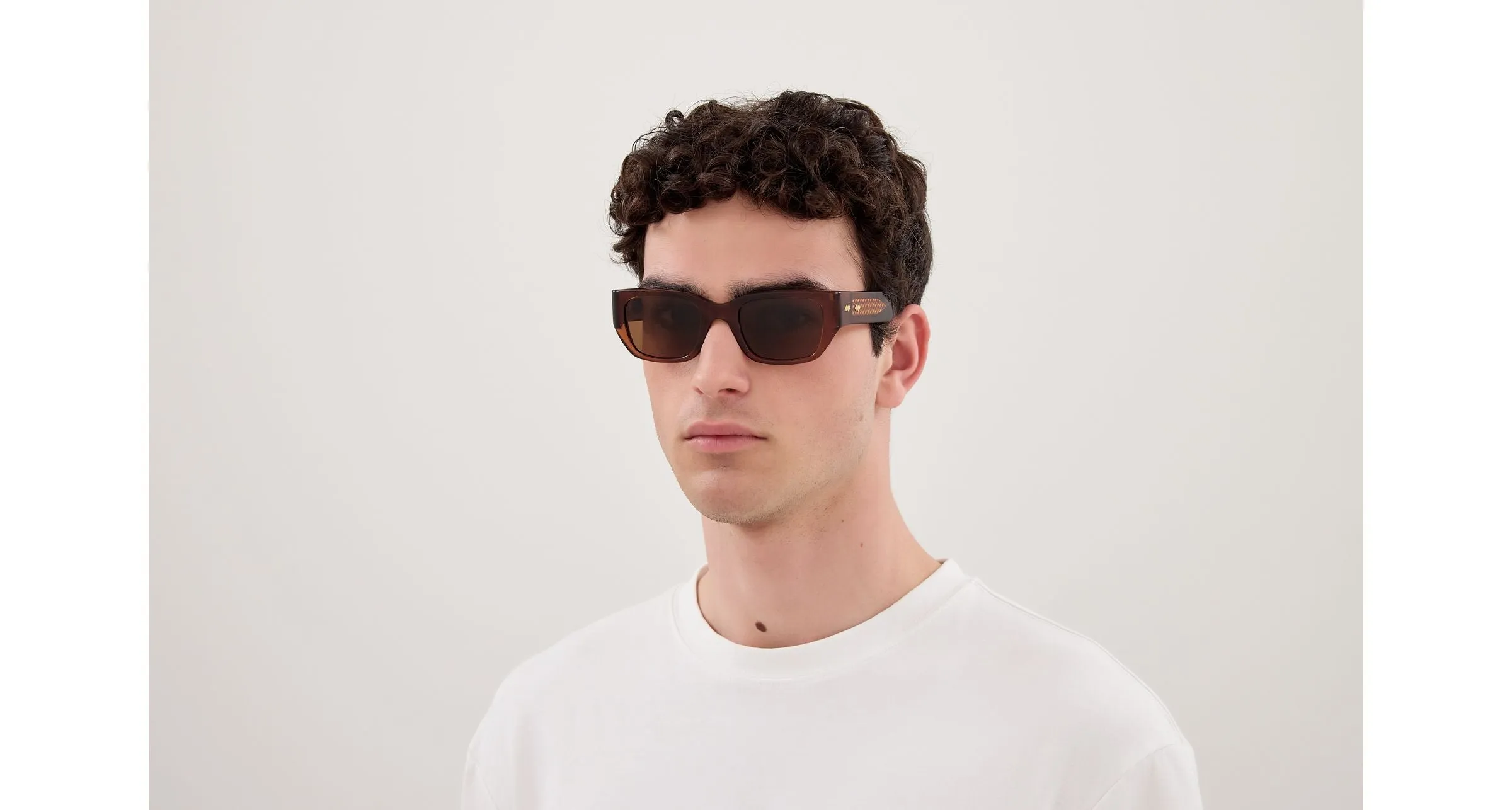 Bottega Veneta BV1400S 003 Occhiali da sole Acetato Marrone Marrone Squadrata - immagine 4
