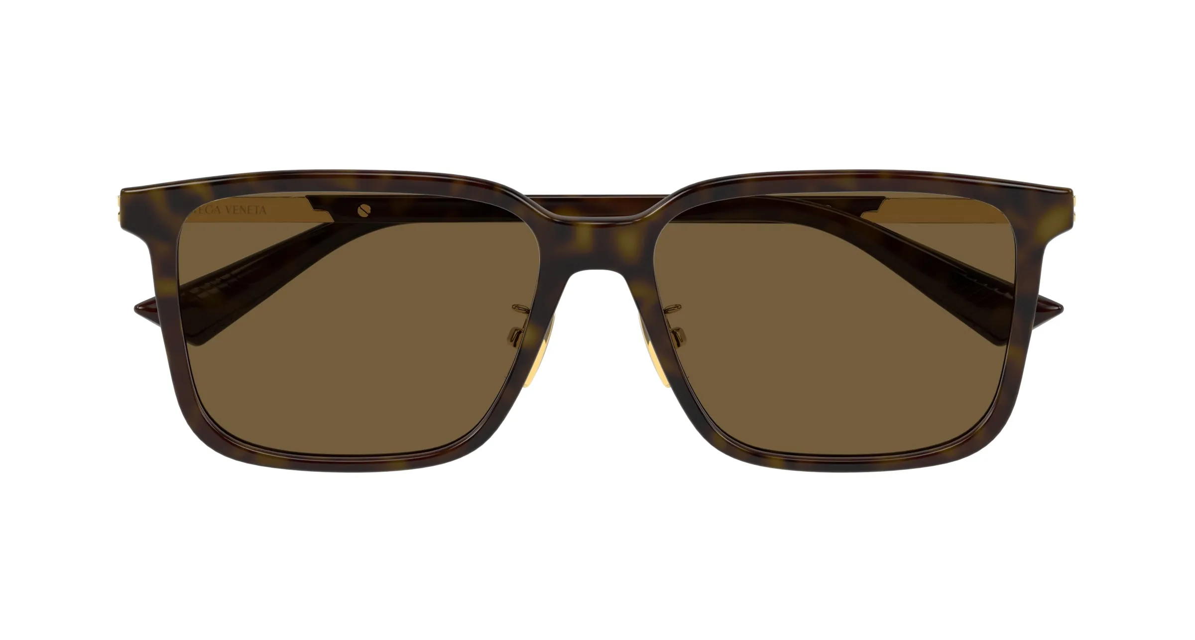 Bottega Veneta BV1374SK 006 Occhiali da sole Acetato Havana Marrone Squadrata - immagine 2