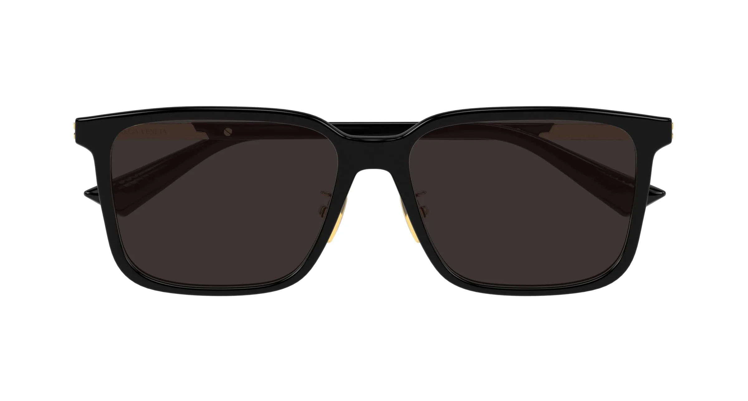 Bottega Veneta BV1374SK 005 Occhiali da sole Acetato Nero Grigio Squadrata - immagine 2