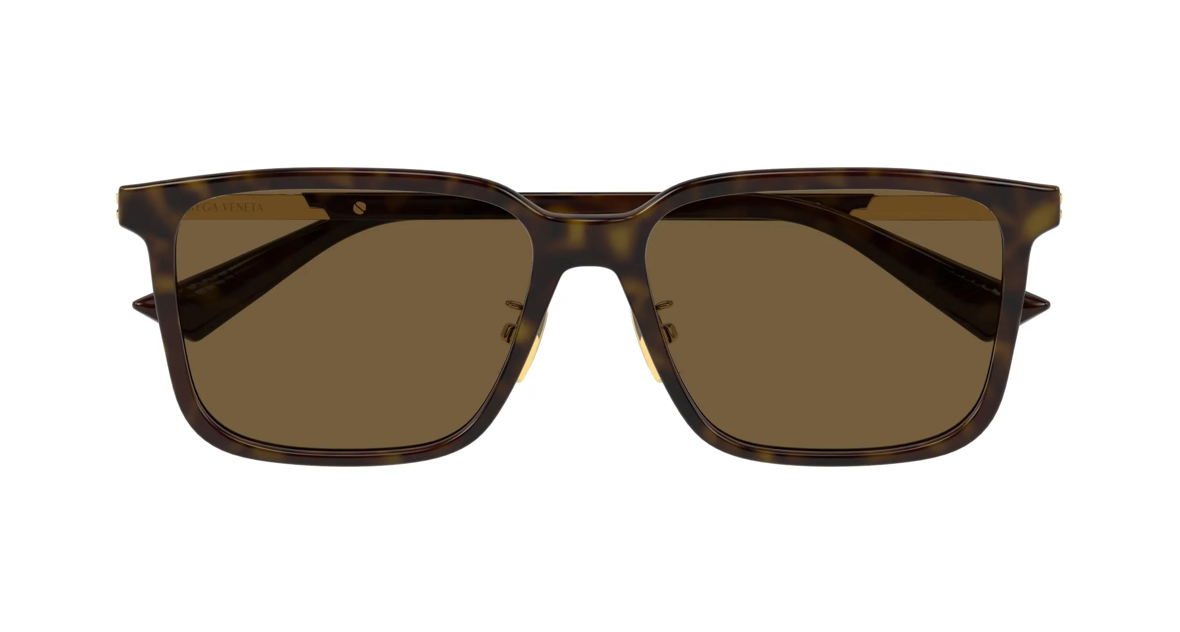 Bottega Veneta BV1374SK 002 Occhiali da sole Acetato Havana Marrone Squadrata - immagine 2
