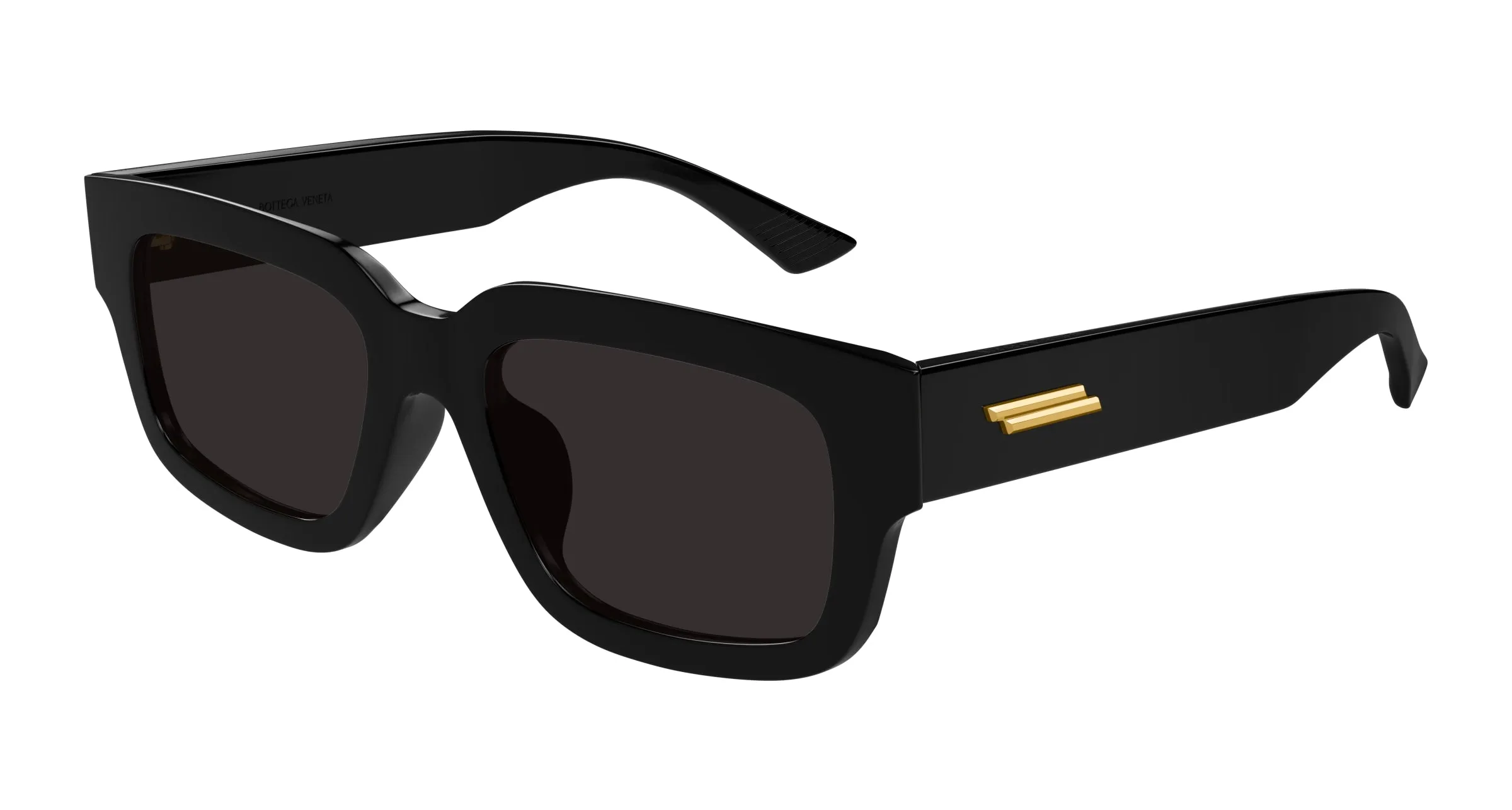 Bottega Veneta BV1359SA 001 Occhiali da sole Acetato Nero Grigio Squadrata - immagine 1
