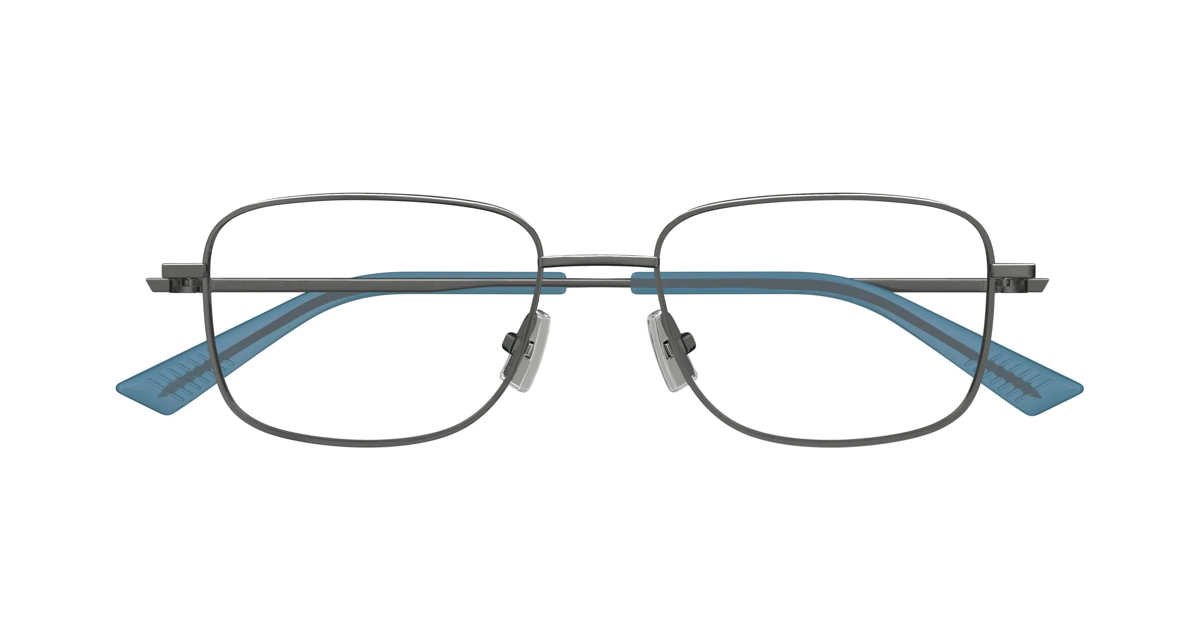 Bottega Veneta BV1333O 009 Montature da vista Metallo Rutenio Trasparente Squadrata - immagine 2