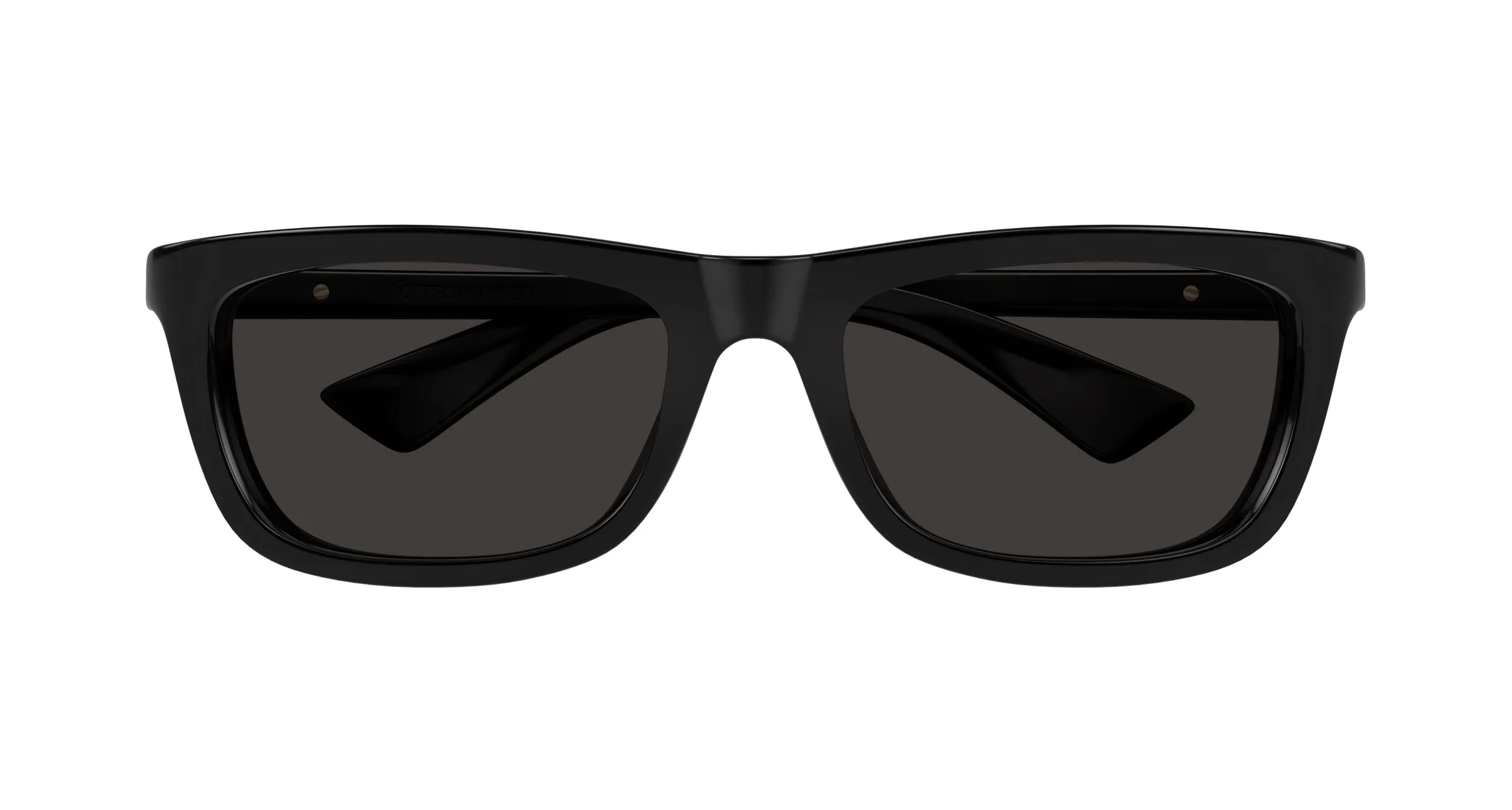 Bottega Veneta BV1328SA 001 Occhiali da sole Acetato Nero Grigio Squadrata - immagine 2
