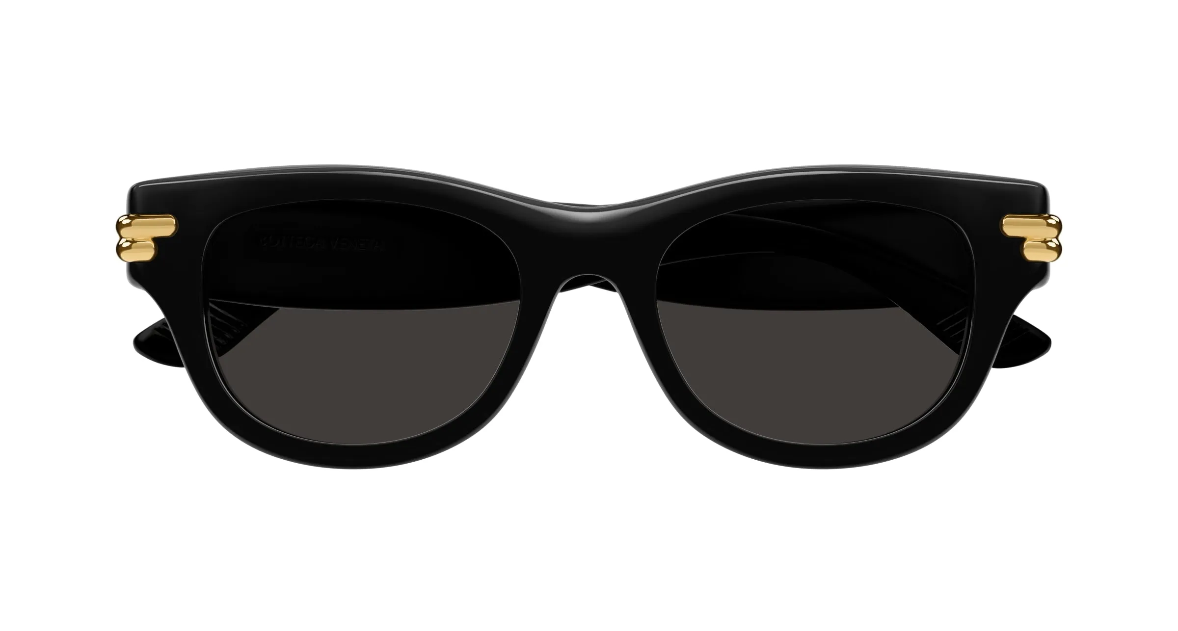 Bottega Veneta BV1323SK 001 Occhiali da sole Acetato Nero Grigio Squadrata - immagine 2