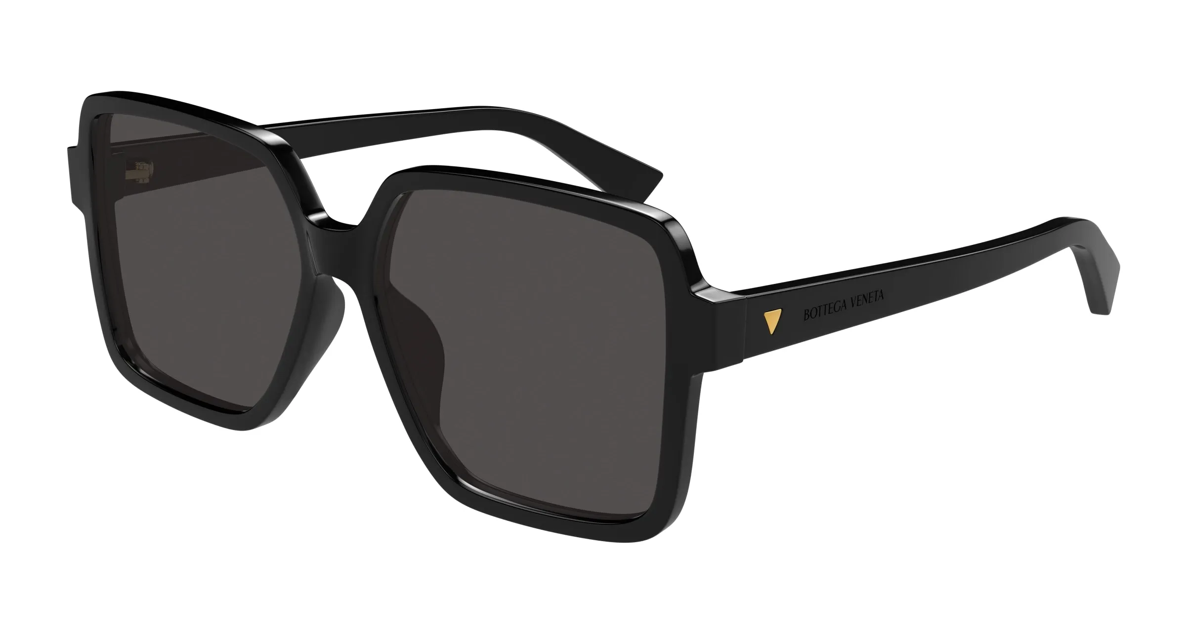 Bottega Veneta BV1317SK 001 Occhiali da sole Acetato Nero Grigio Squadrata - immagine 1