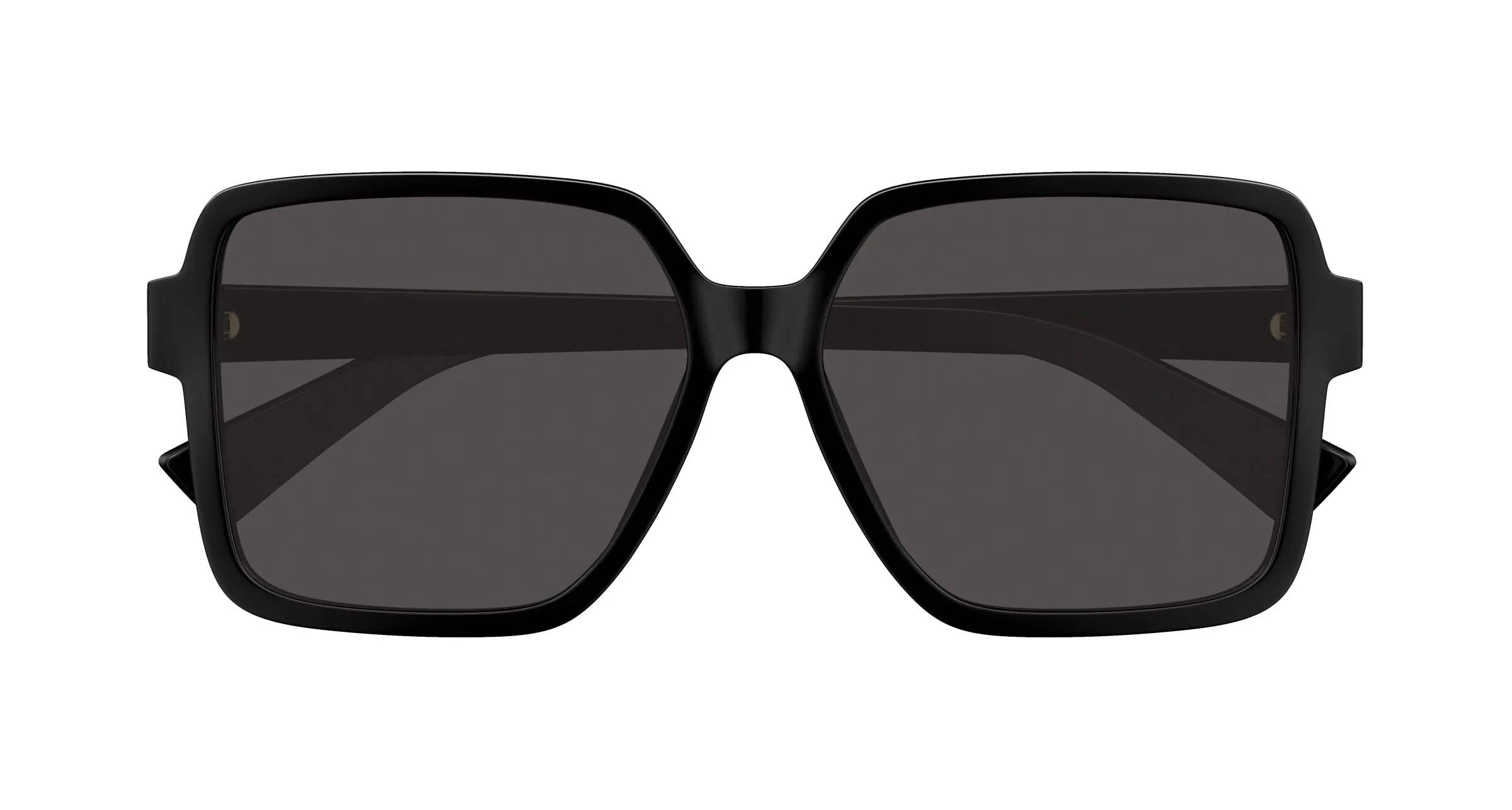 Bottega Veneta BV1317SK 001 Occhiali da sole Acetato Nero Grigio Squadrata - immagine 2