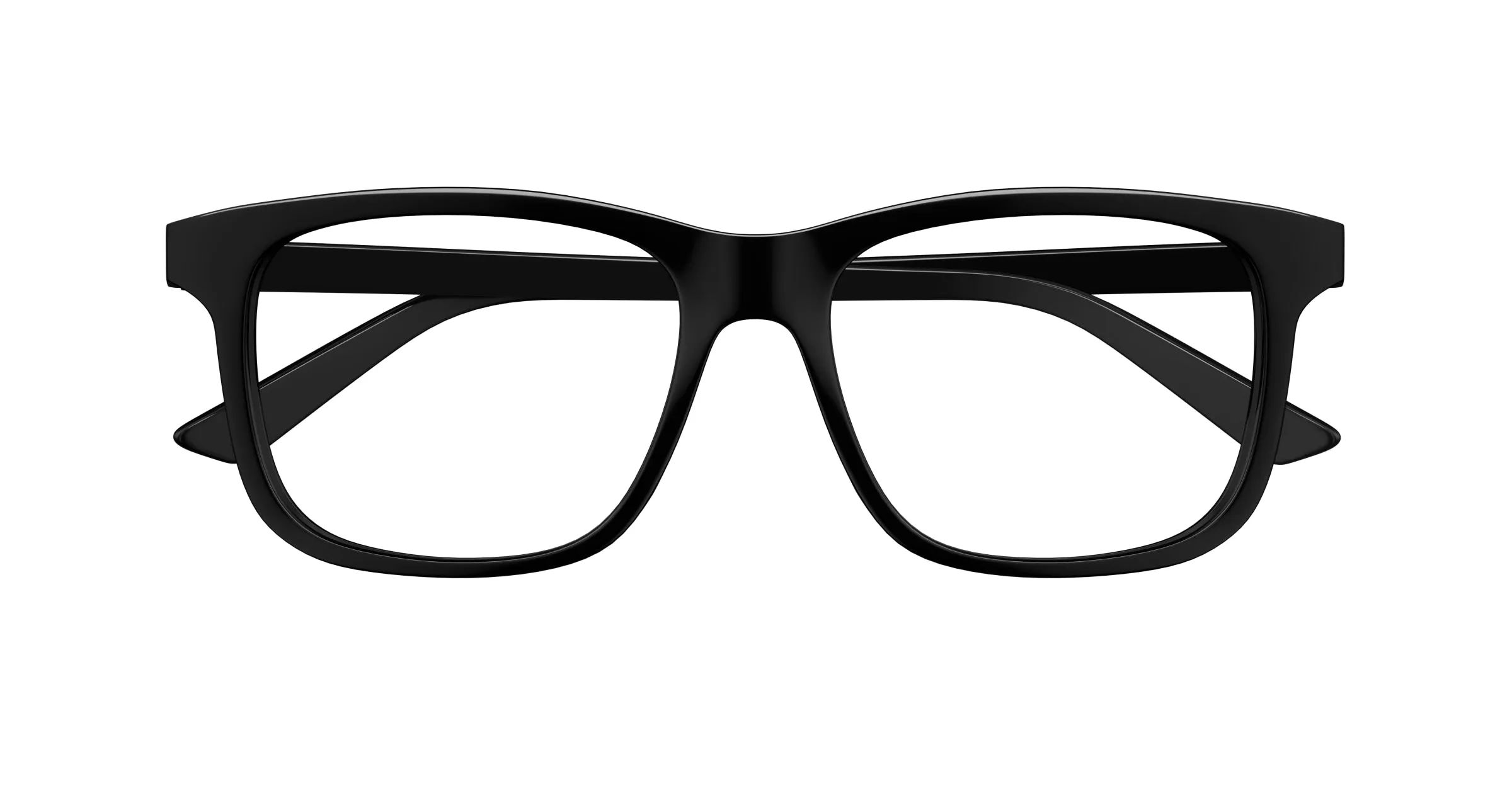 Bottega Veneta BV1316O 001 Montature da vista Acetato Nero Trasparente Squadrata - immagine 2