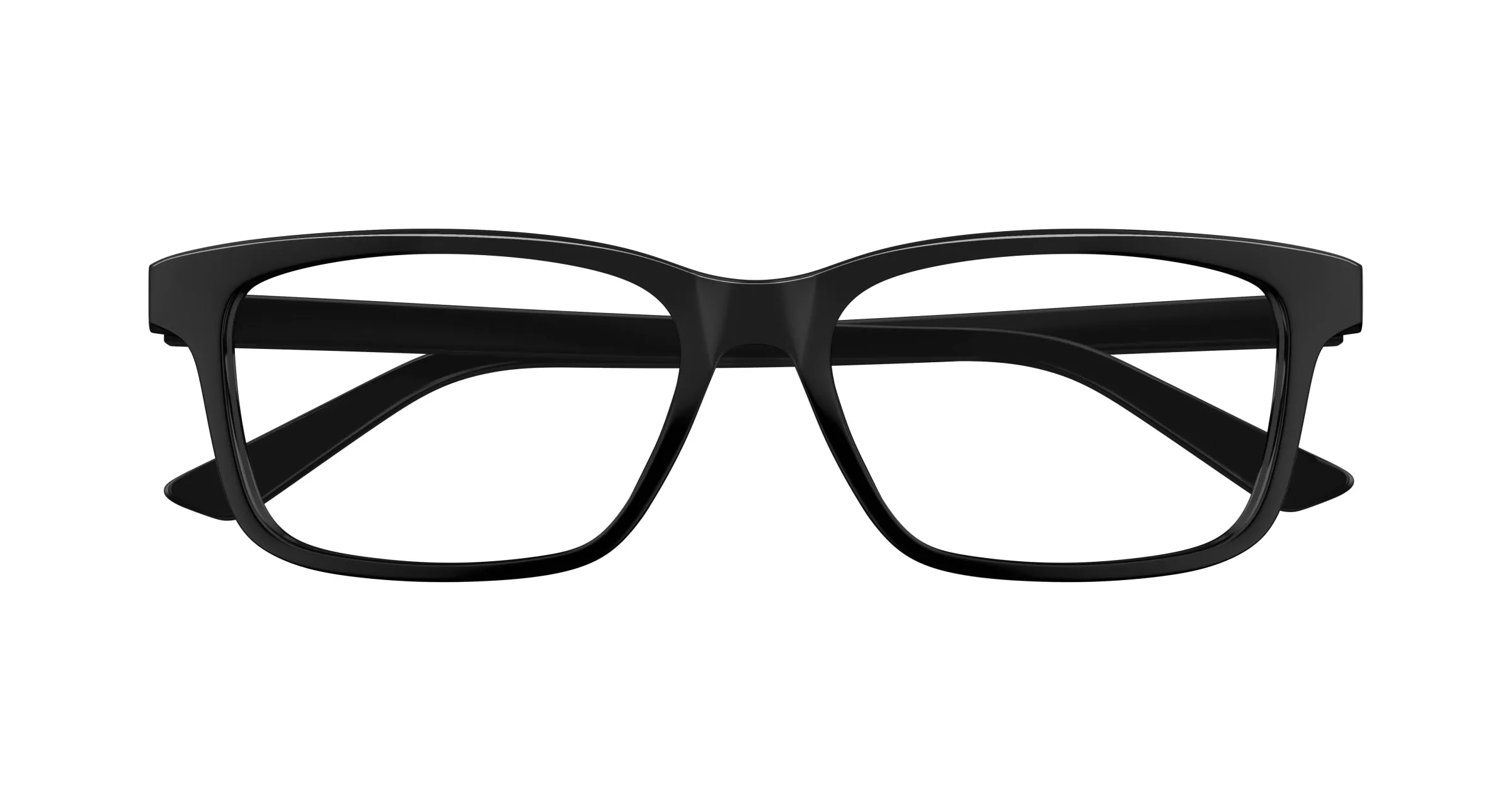 Bottega Veneta BV1314O 006 Montature da vista Acetato Nero Trasparente Squadrata - immagine 2